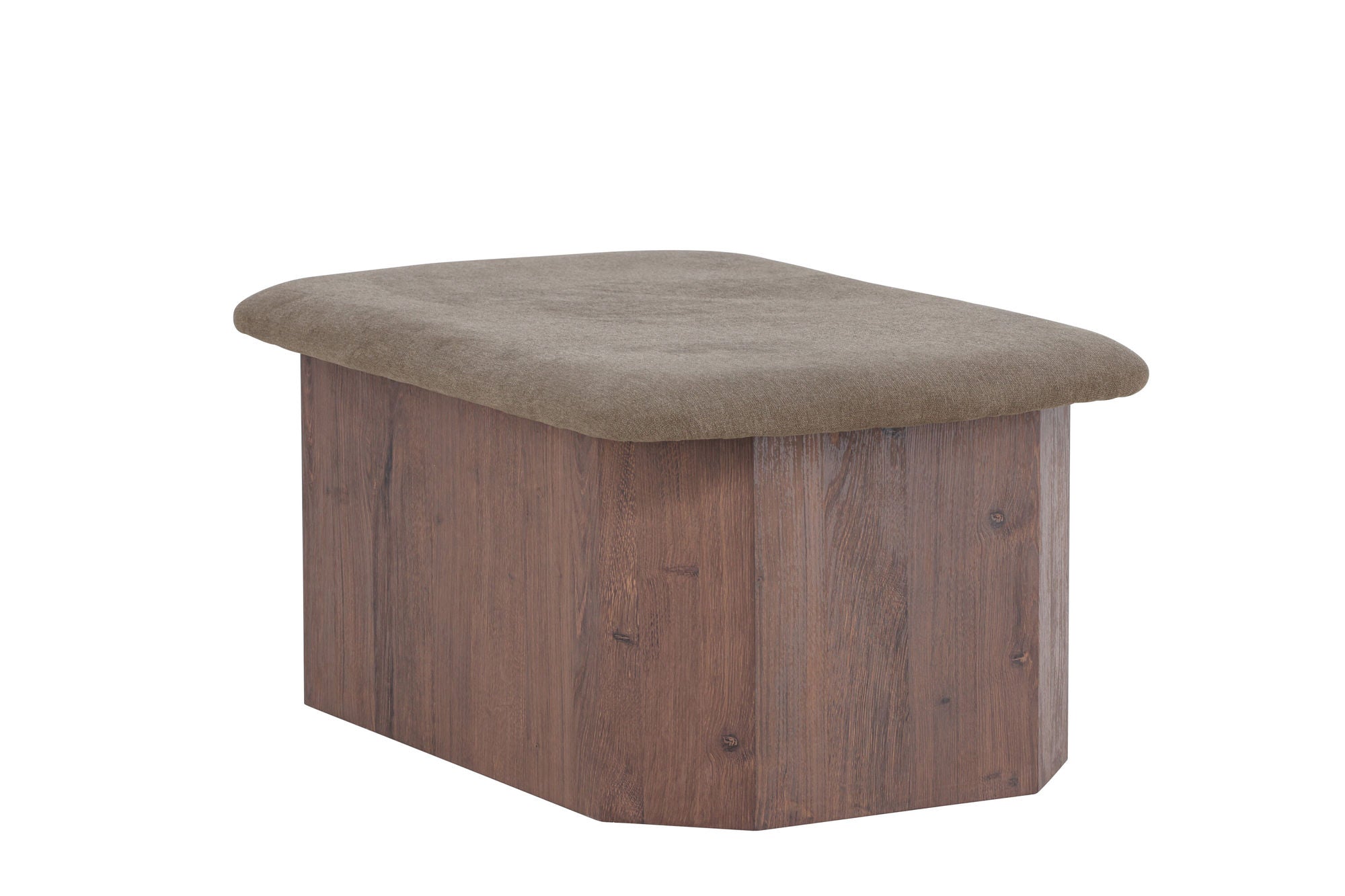 Venture Home Todd Ottoman - Mocca/ Brown
