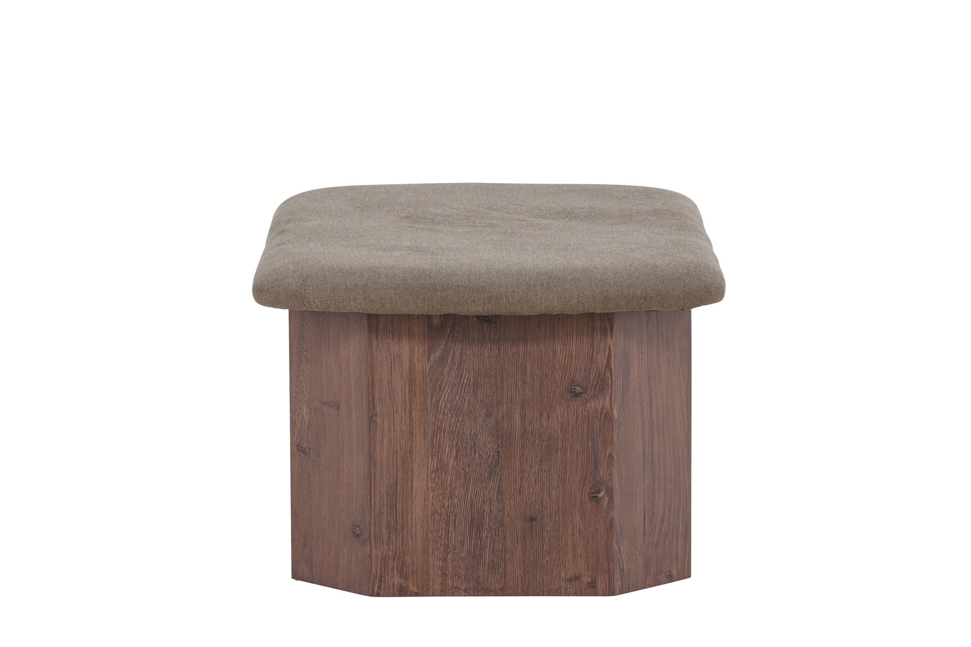Venture Home Todd Ottoman - Mocca/ Brown