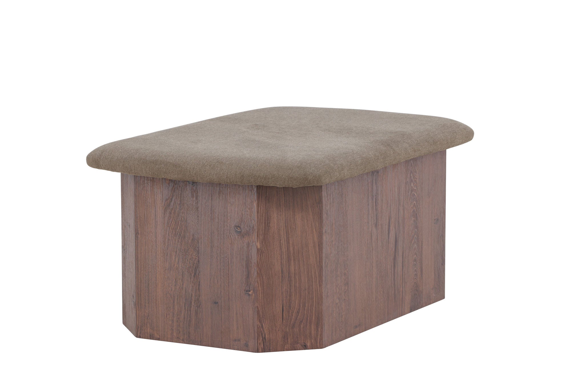 Venture Home Todd Ottoman - Mocca/ Brown