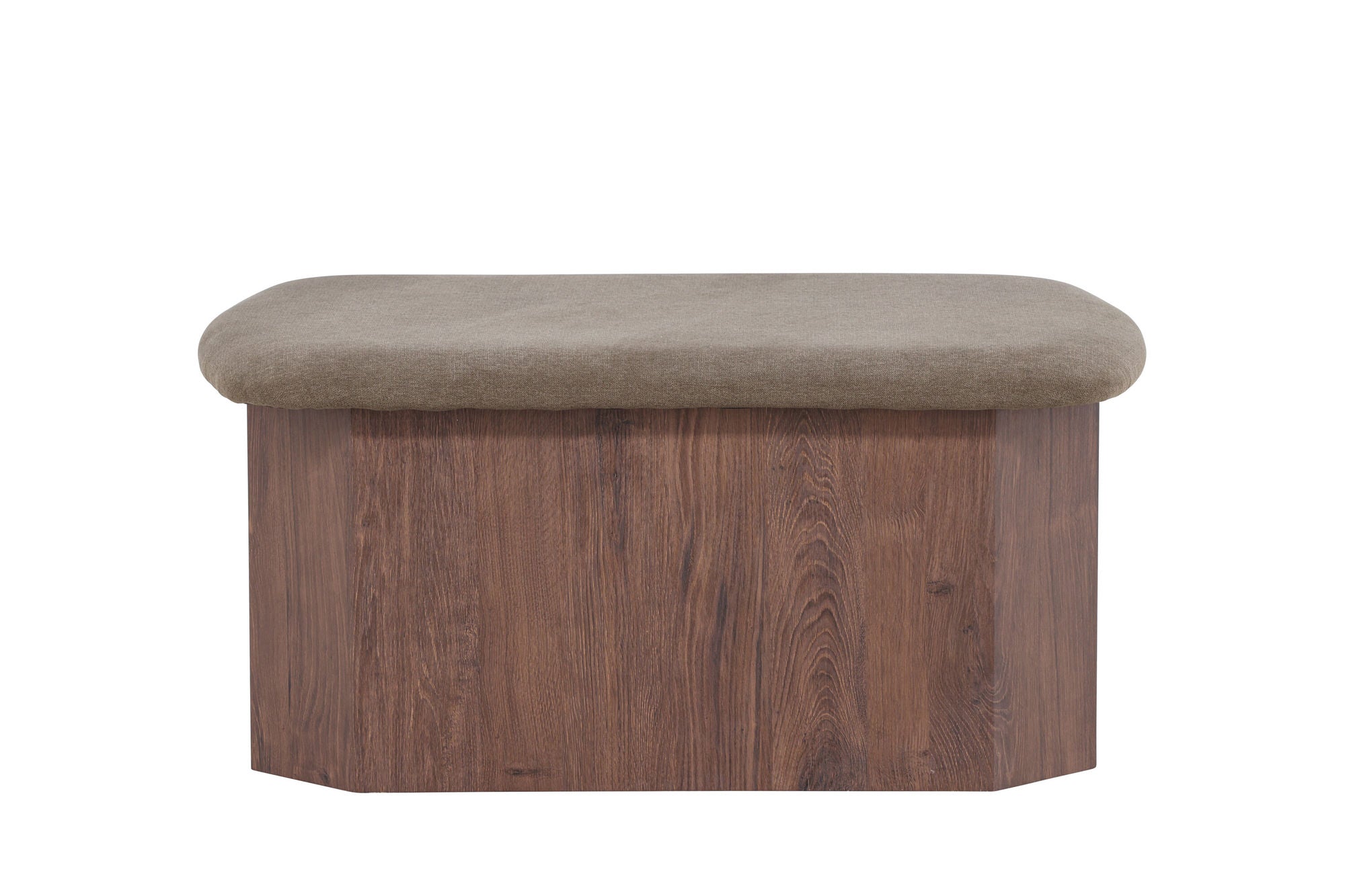 Venture Home Todd Ottoman - Mocca/ Brown