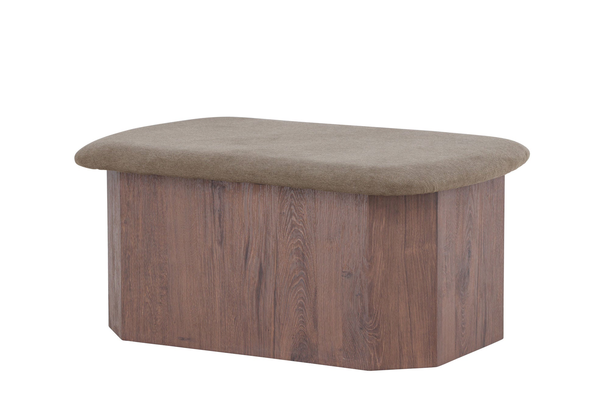 Venture Home Todd Ottoman - Mocca/ Brown