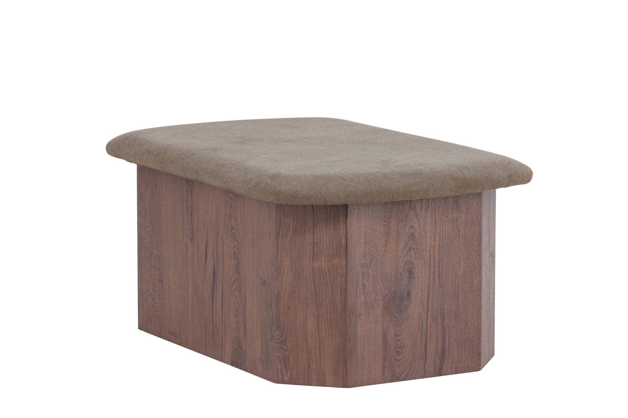 Venture Home Todd Ottoman - Mocca/ Brown