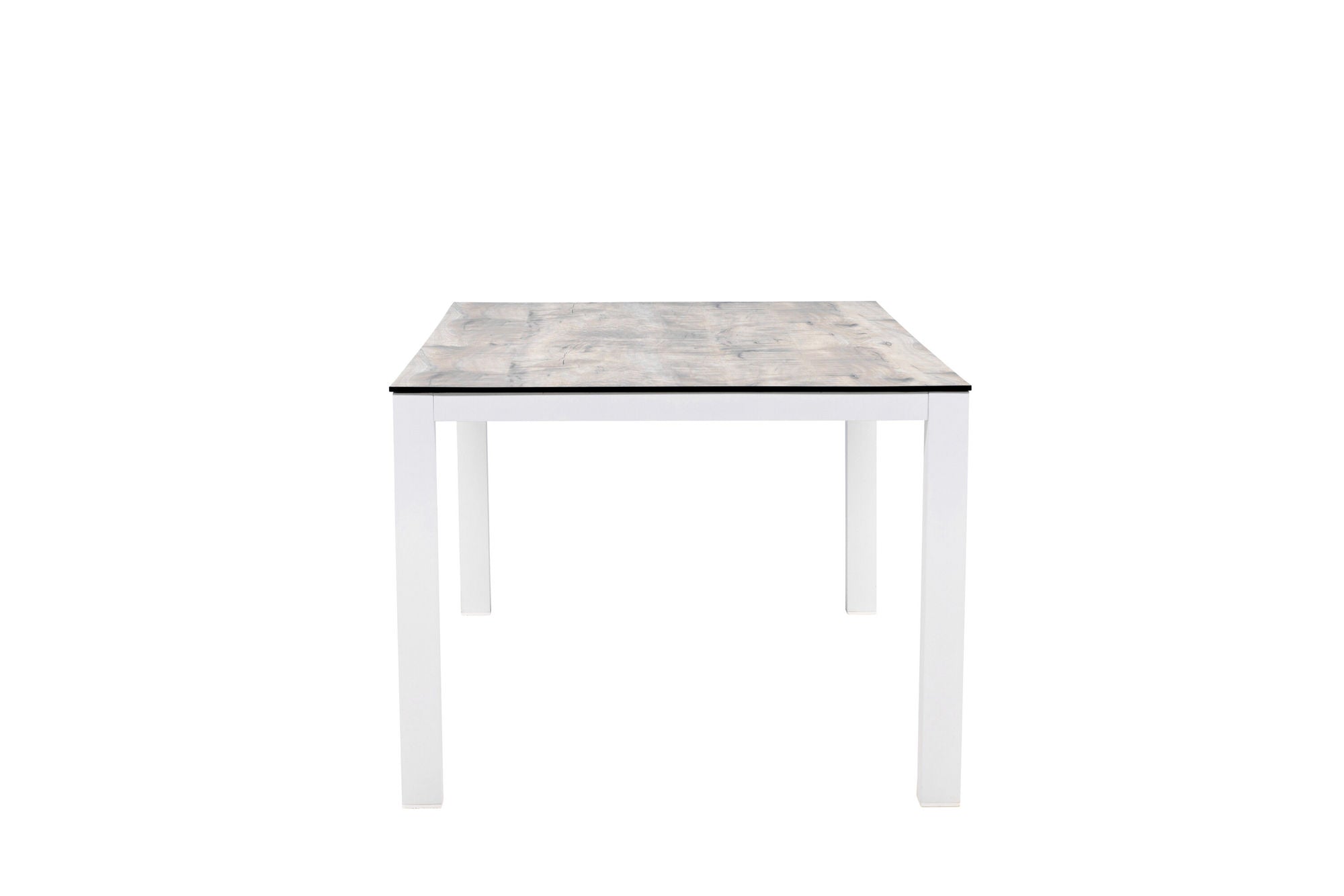 Venture Home Llama spisebord 205*100 - White Alu / Grey HPL