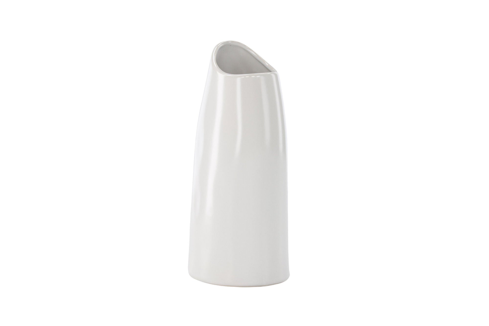 Venture Home Ernst Vase - White - 12*9*23Hcm