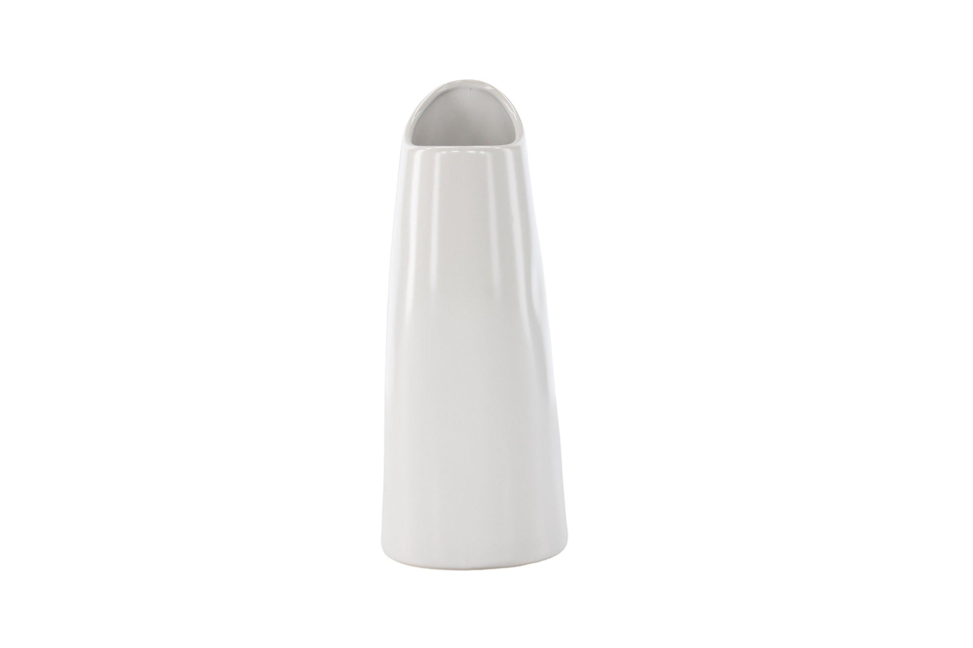 Venture Home Ernst Vase - White - 12*9*23Hcm