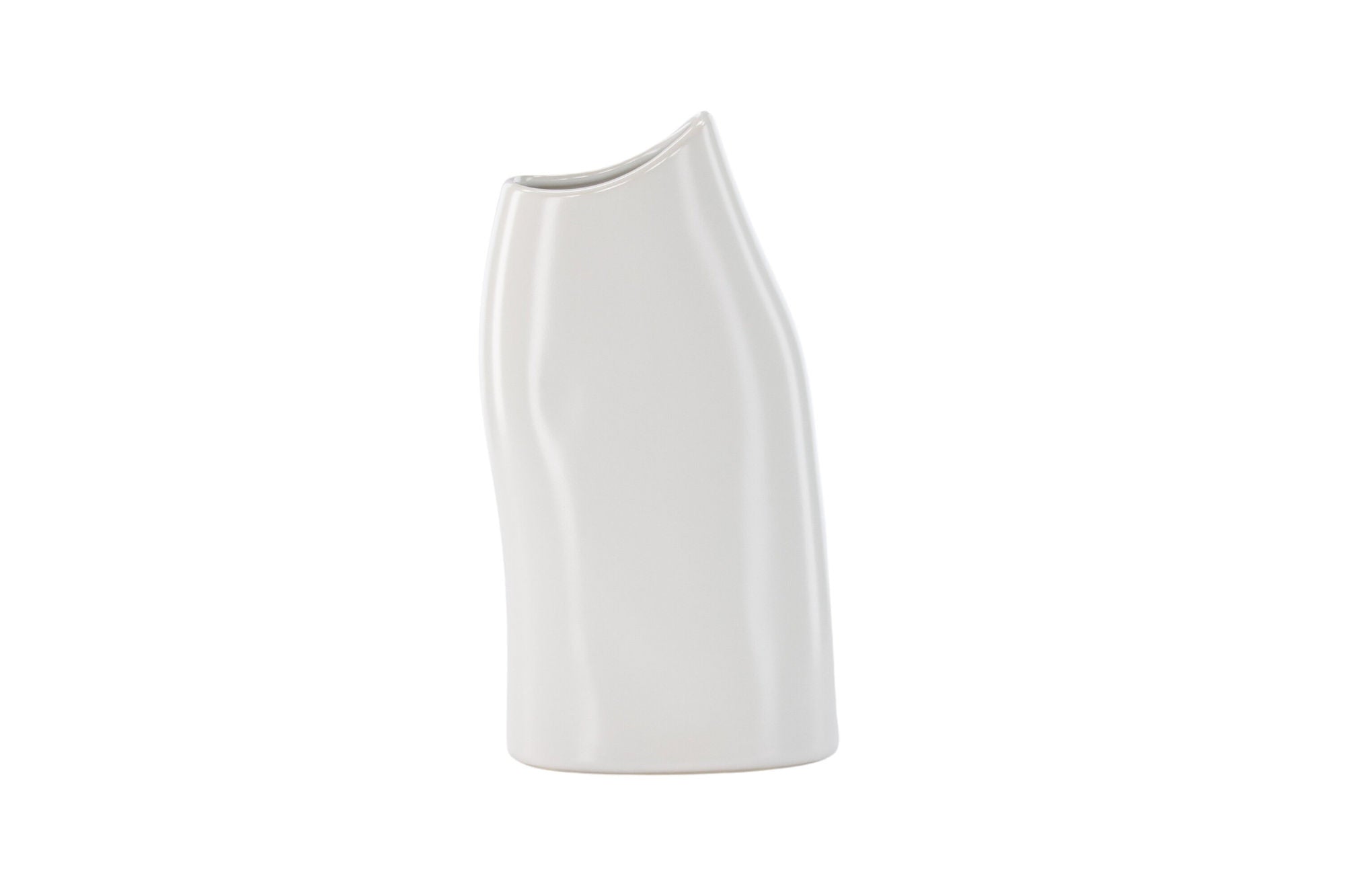 Venture Home Ernst Vase - White - 12*9*23Hcm