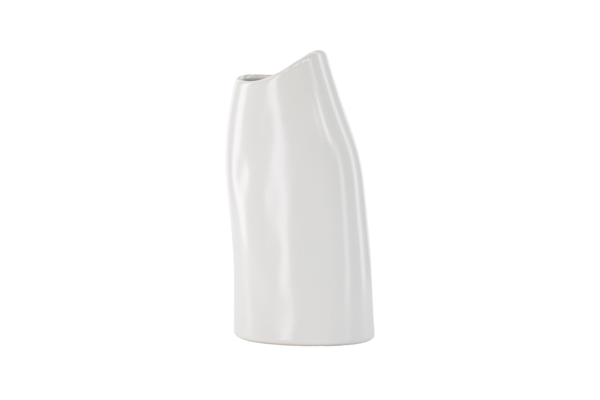 Venture Home Ernst Vase - White - 12*9*23Hcm