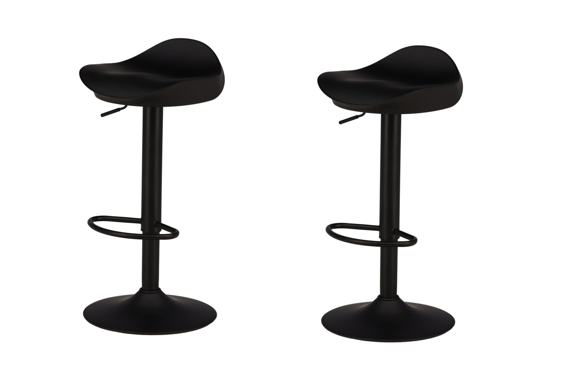 Venture Home Adesto Bar stol 2-pack - Black / Matte black ABS