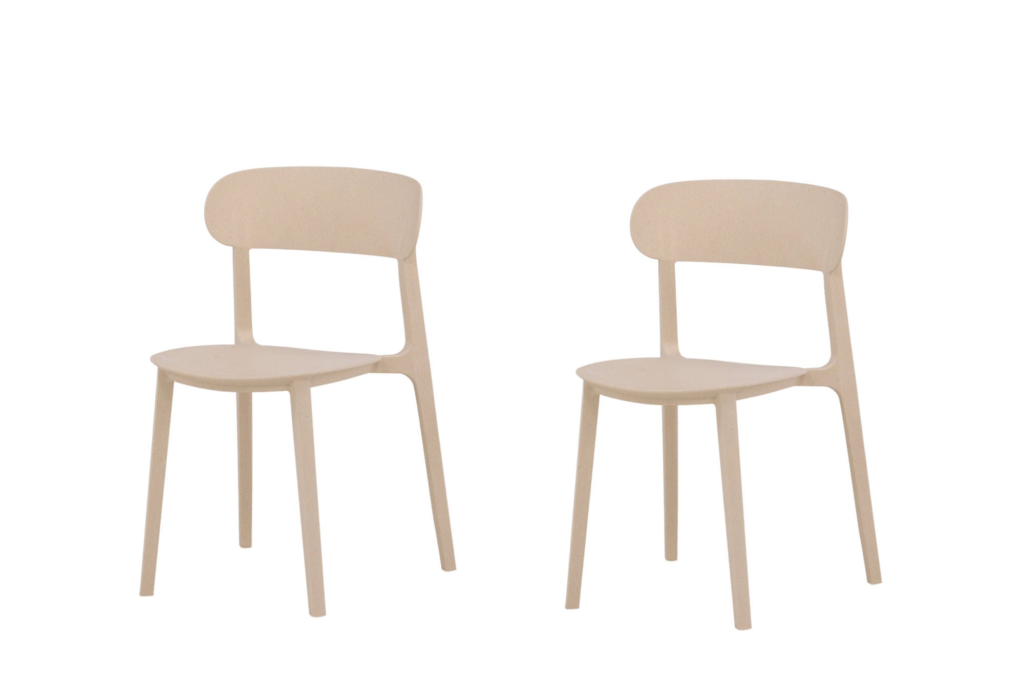 Venture Home Åstol Spisebordsstol 2-pack - Nature Wood plastic composite