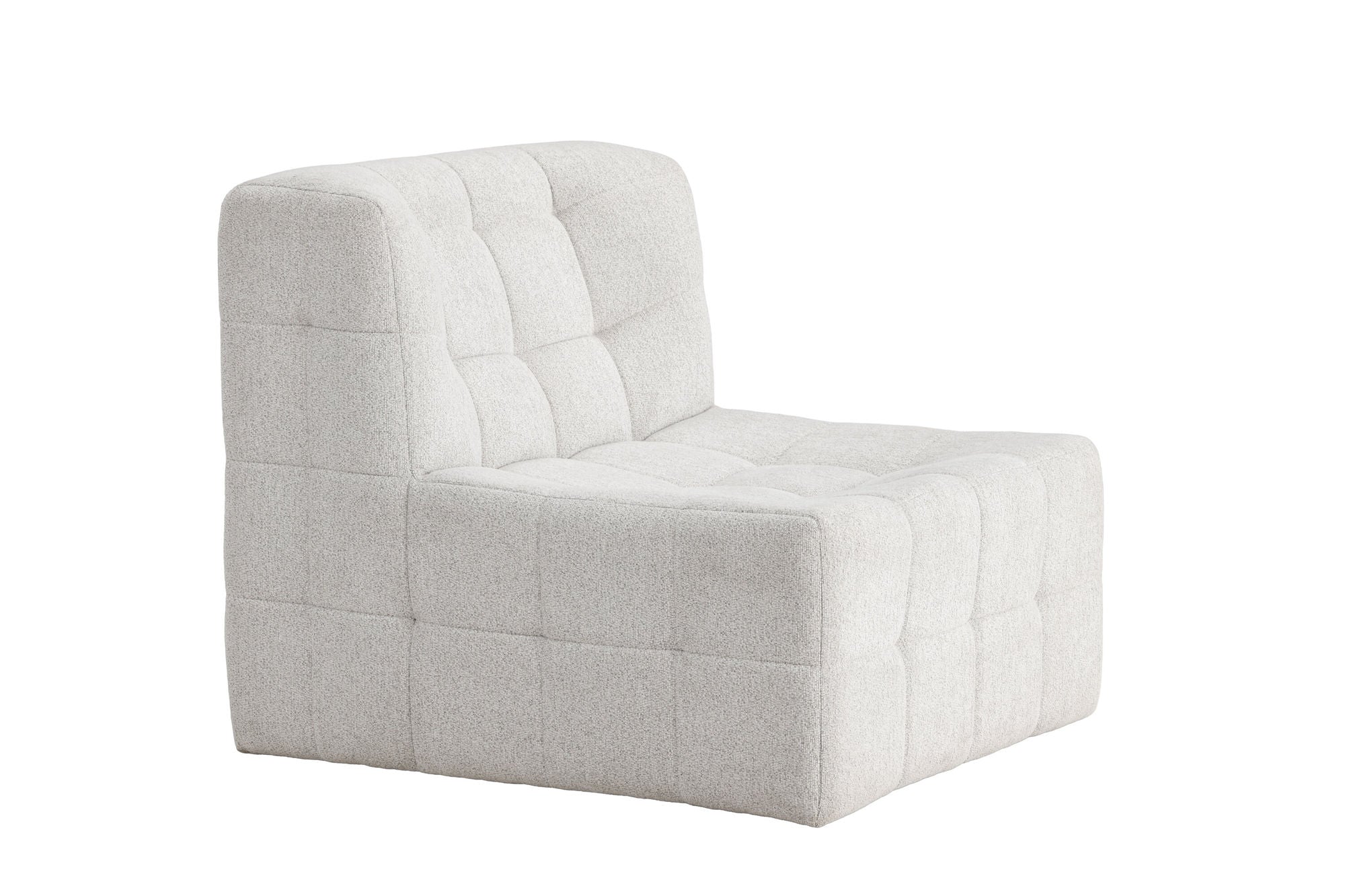 Venture Home Malou 1-Seat Sofa - Metal frame / Beige Fabric
