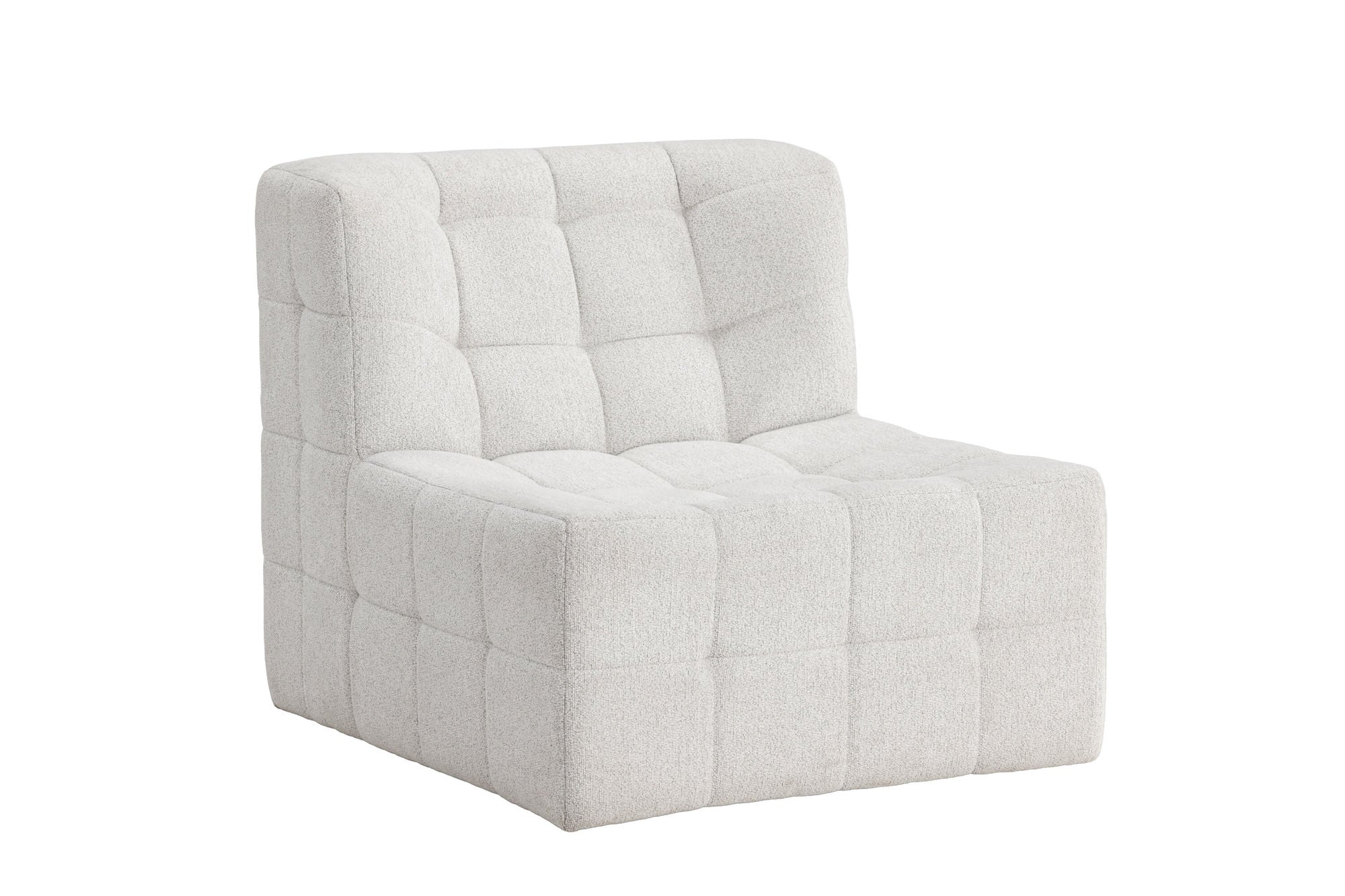Venture Home Malou 1-Seat Sofa - Metal frame / Beige Fabric