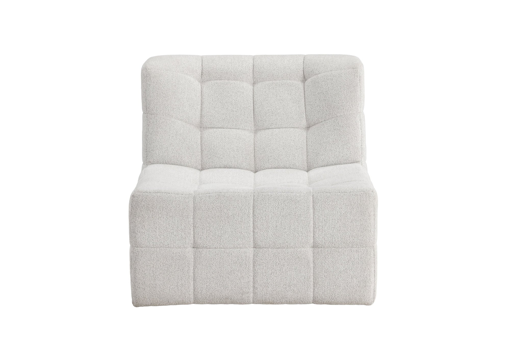Venture Home Malou 1-Seat Sofa - Metal frame / Beige Fabric