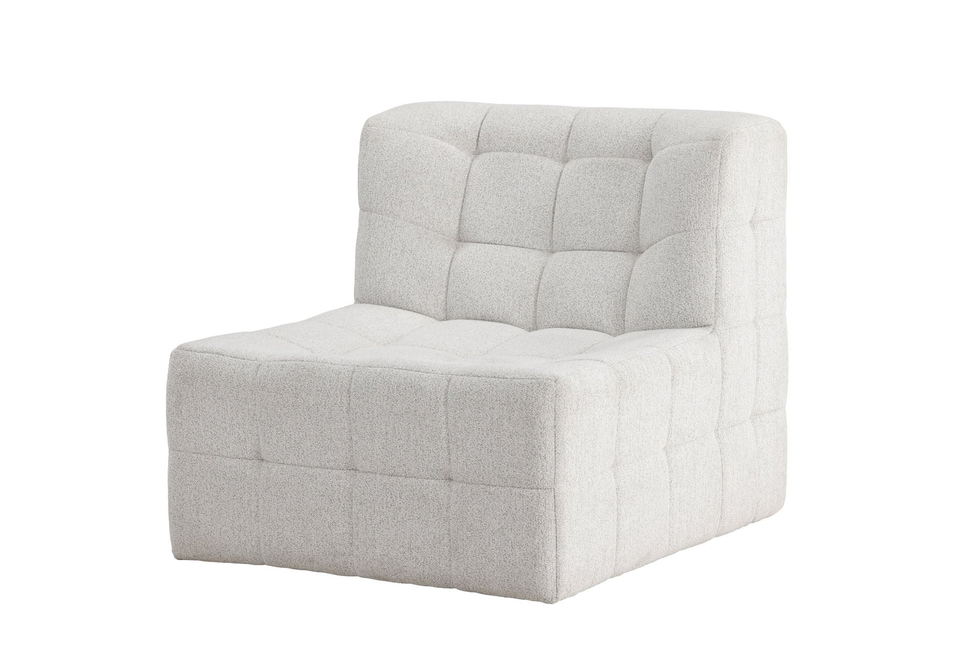 Venture Home Malou 1-Seat Sofa - Metal frame / Beige Fabric