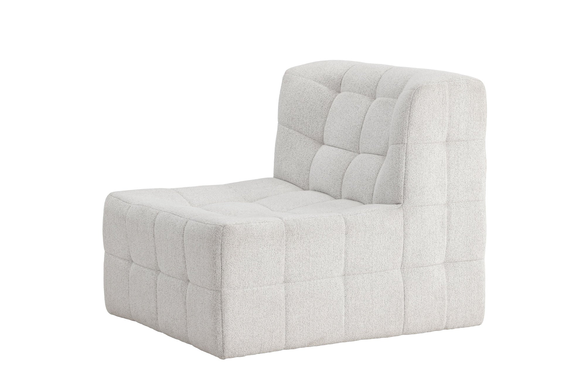 Venture Home Malou 1-Seat Sofa - Metal frame / Beige Fabric