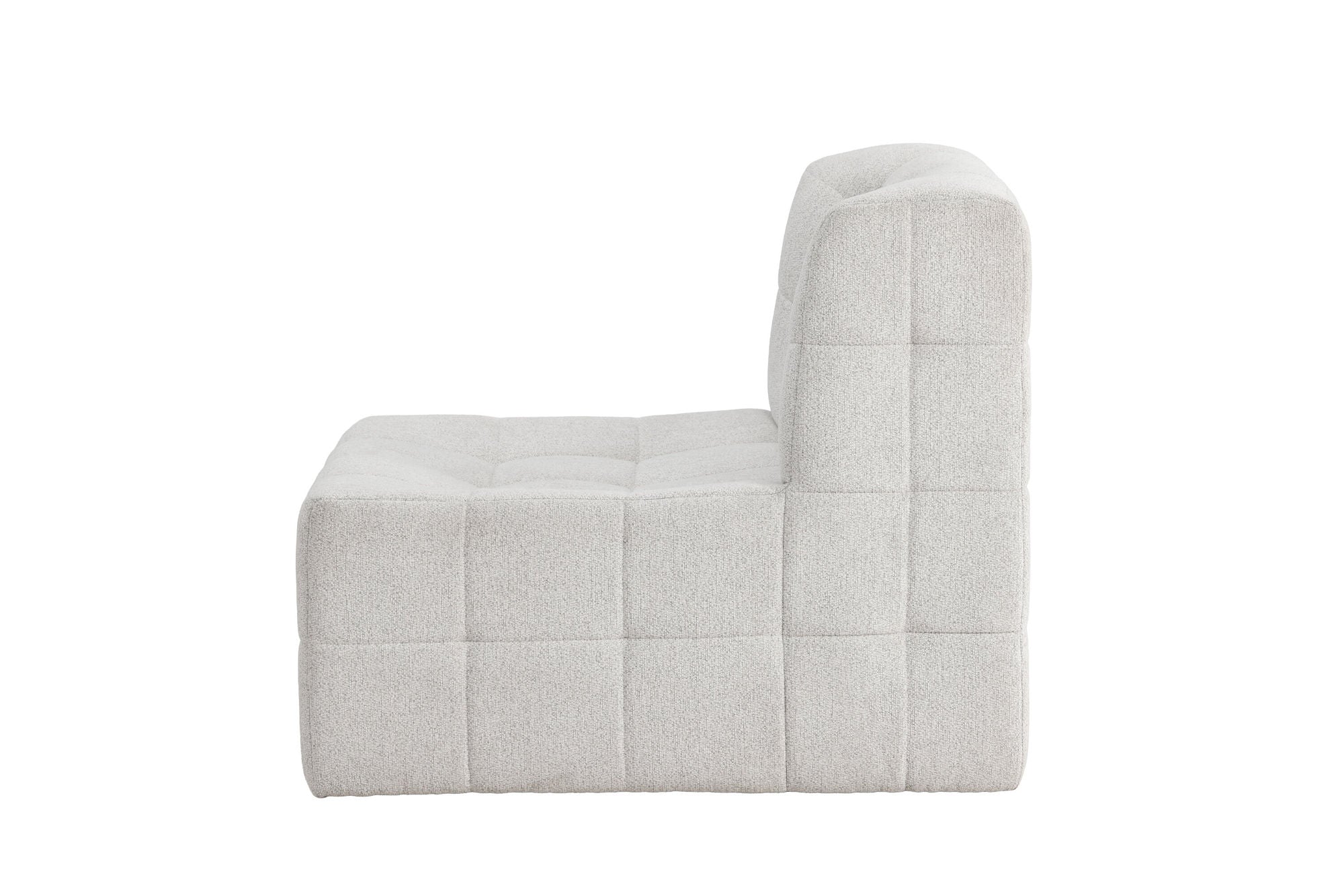 Venture Home Malou 1-Seat Sofa - Metal frame / Beige Fabric