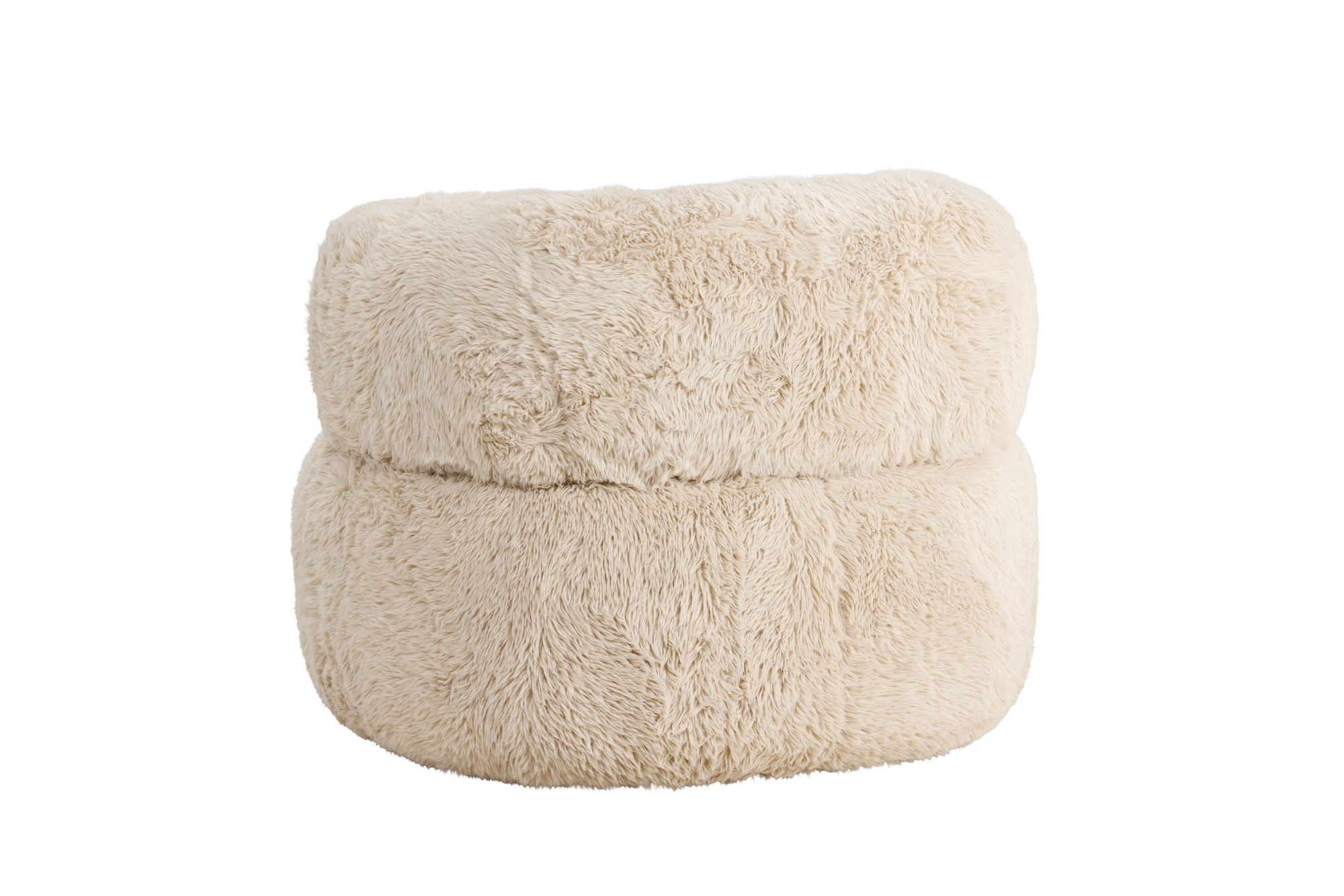 Venture Home Gert Armchair - Metal frame / Offwhite Fake Fur