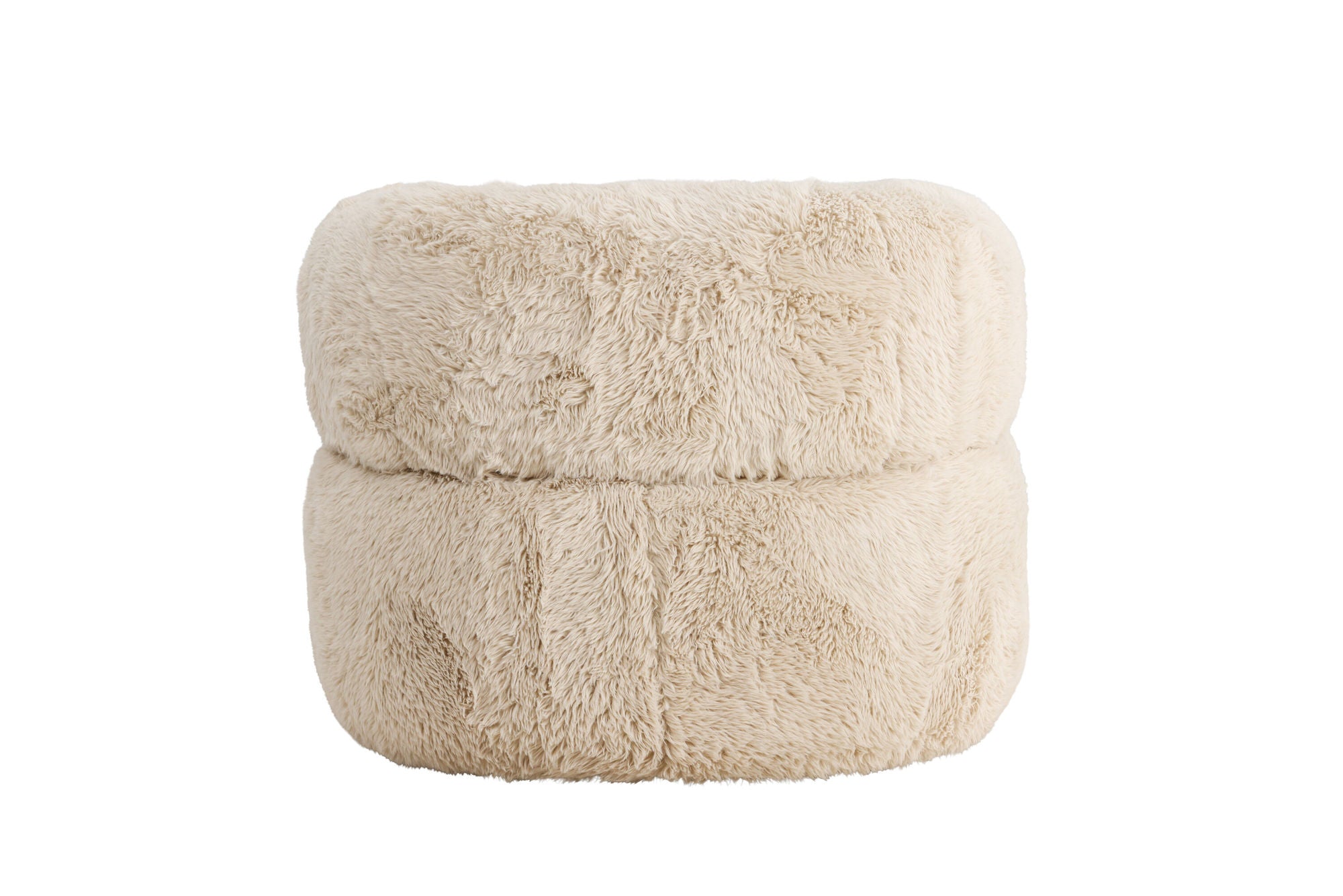 Venture Home Gert Armchair - Metal frame / Offwhite Fake Fur