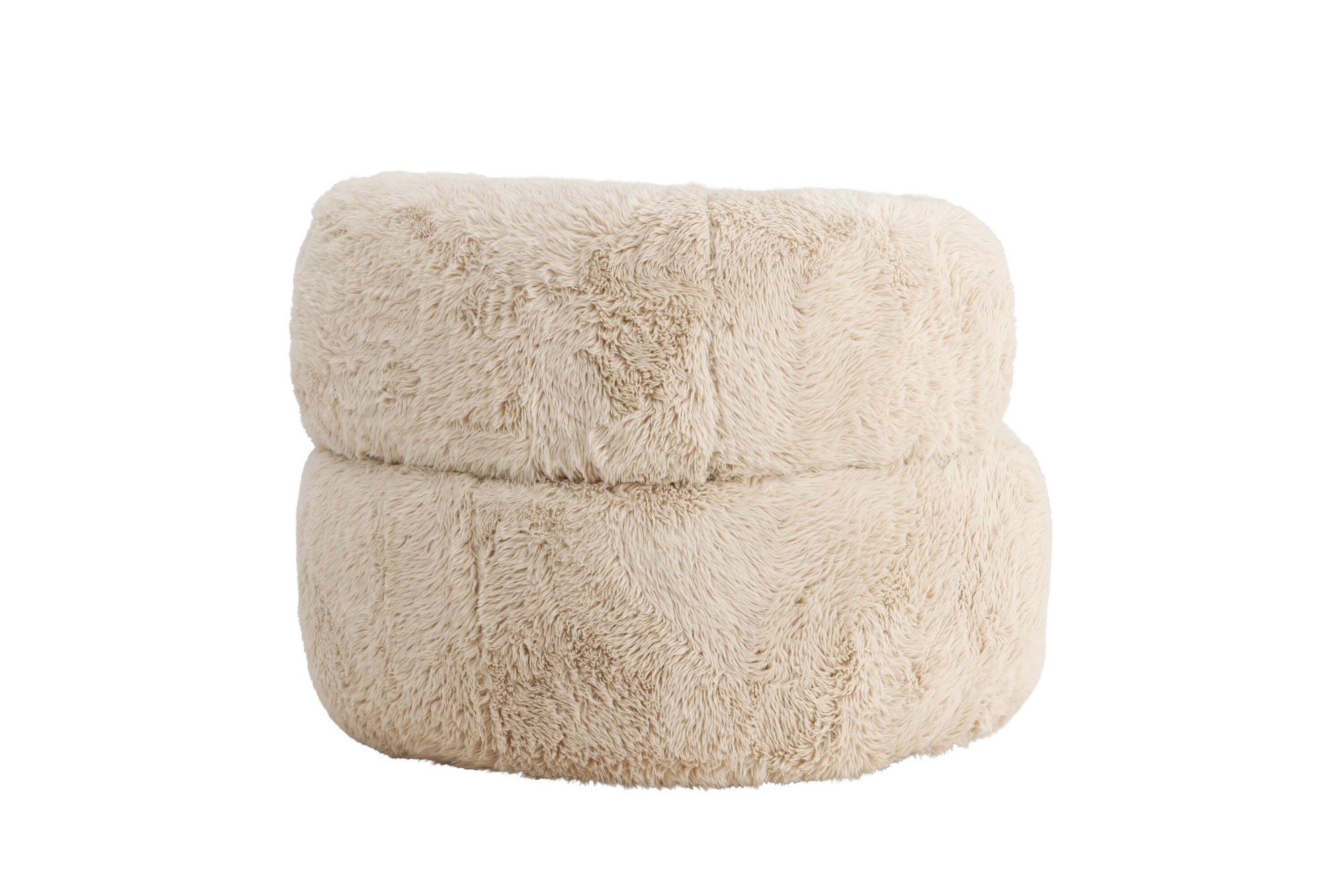 Venture Home Gert Armchair - Metal frame / Offwhite Fake Fur