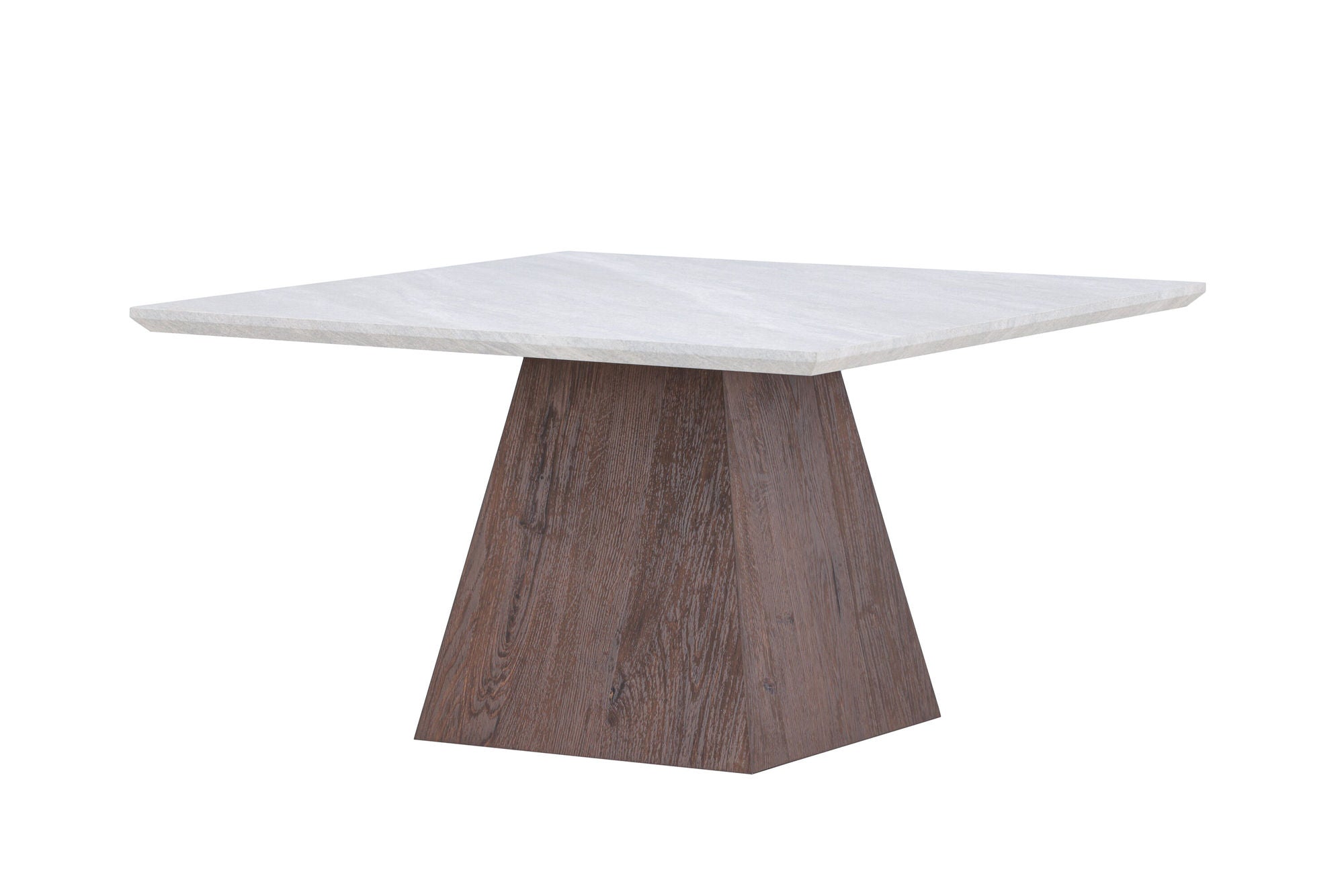 Venture Home Cael Sofa bord 80x80x45 cm - MDF 3D Paper Mocca / Stonelook