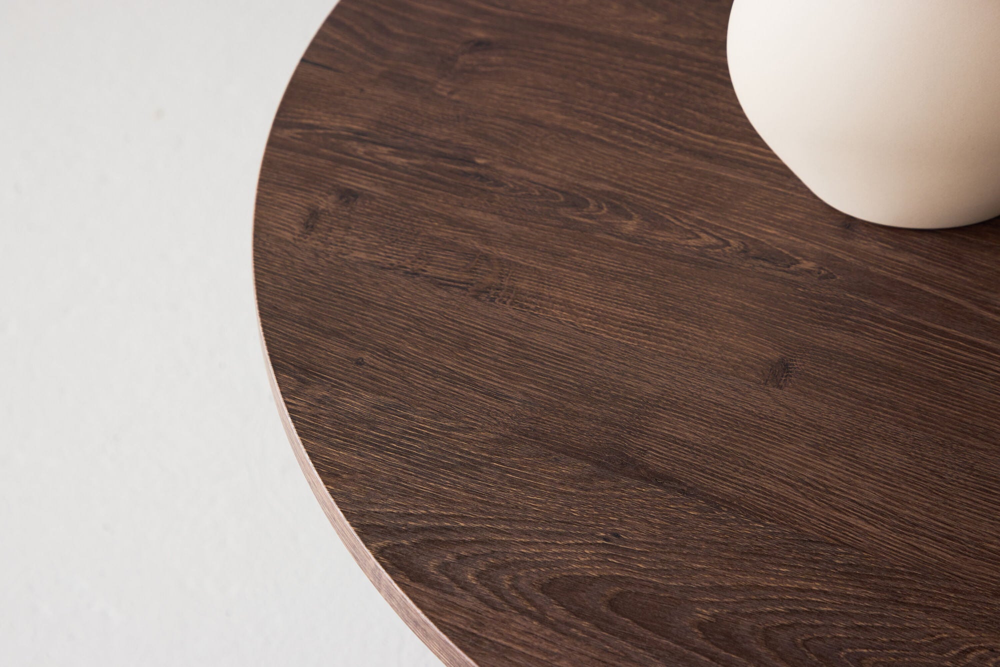 Venture Home Tekla Sofa bord ø80x45 cm - MDF with Mocca 3D Paper