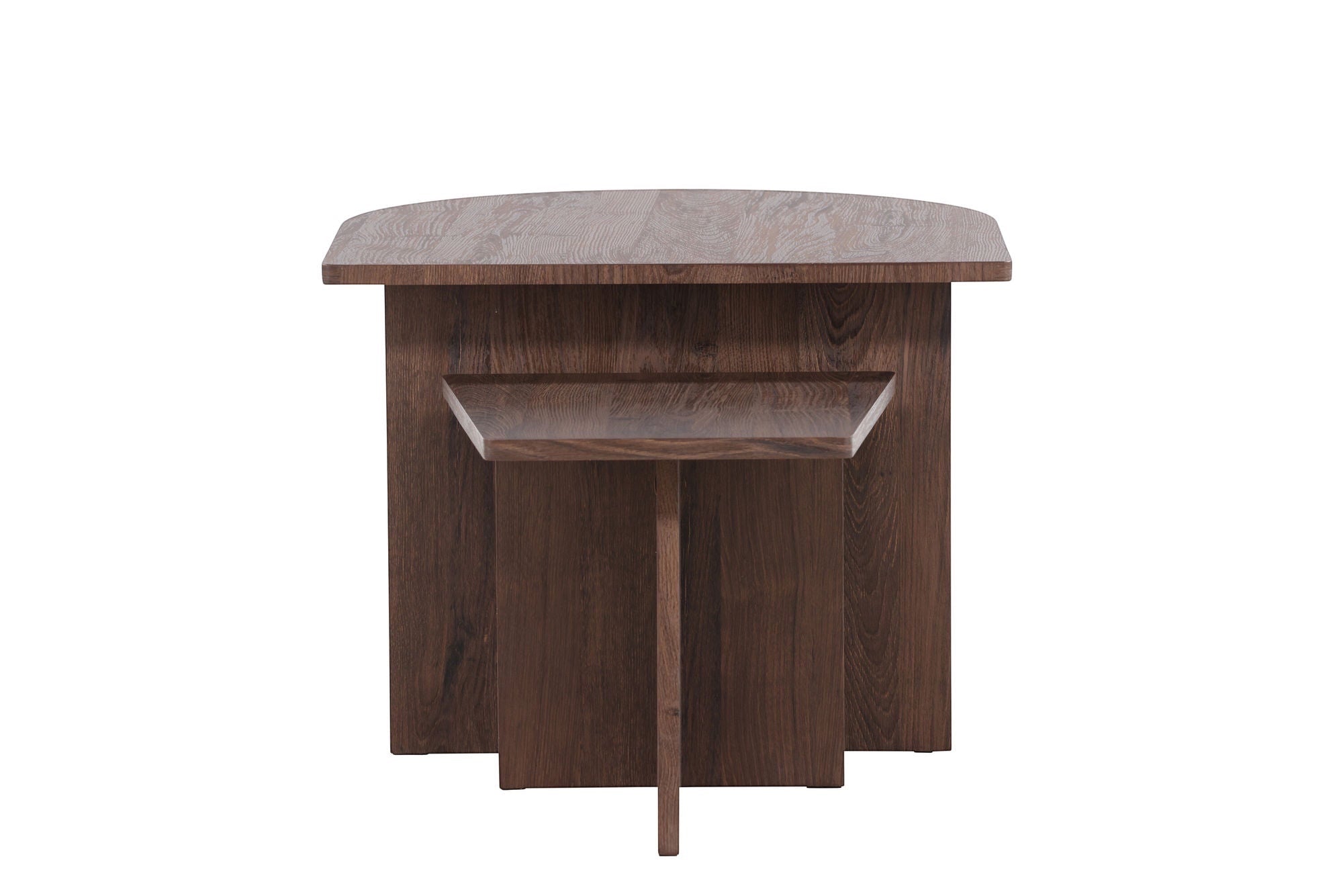 Venture Home Sala Sofa bord 60x45 cm,40x35 cm - MDF with Mocca 3D Paper