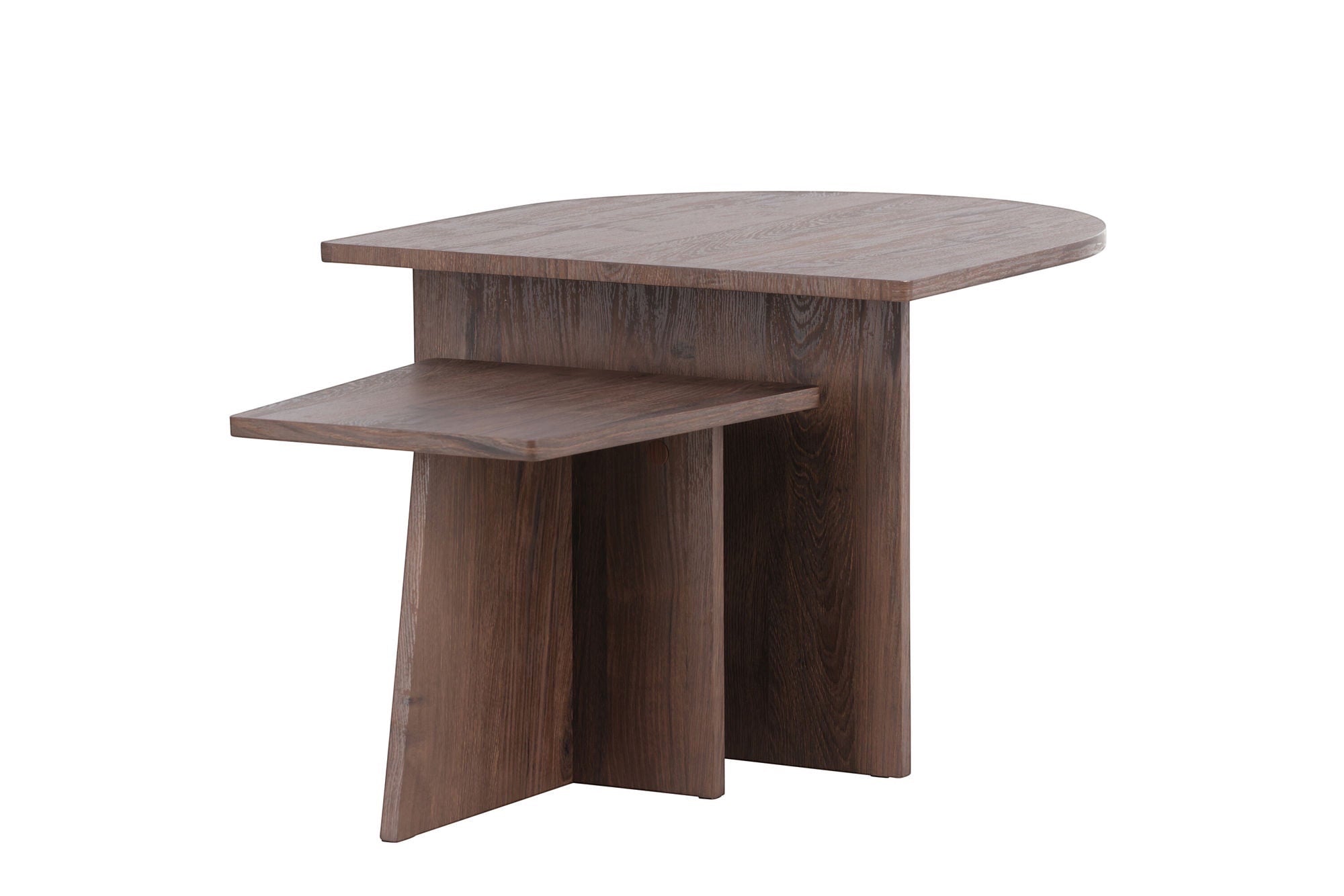 Venture Home Sala Sofa bord 60x45 cm,40x35 cm - MDF with Mocca 3D Paper