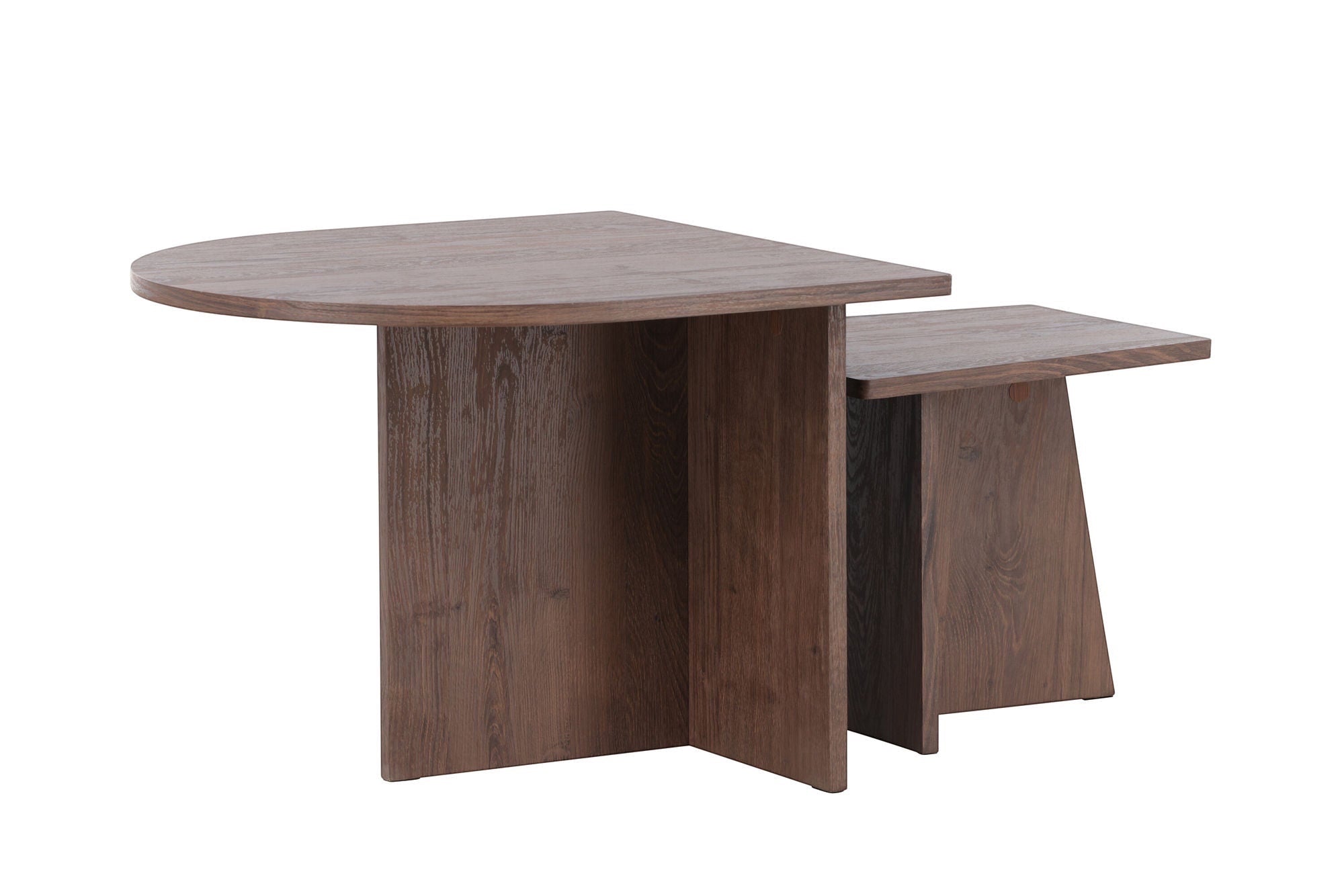 Venture Home Sala Sofa bord 60x45 cm,40x35 cm - MDF with Mocca 3D Paper