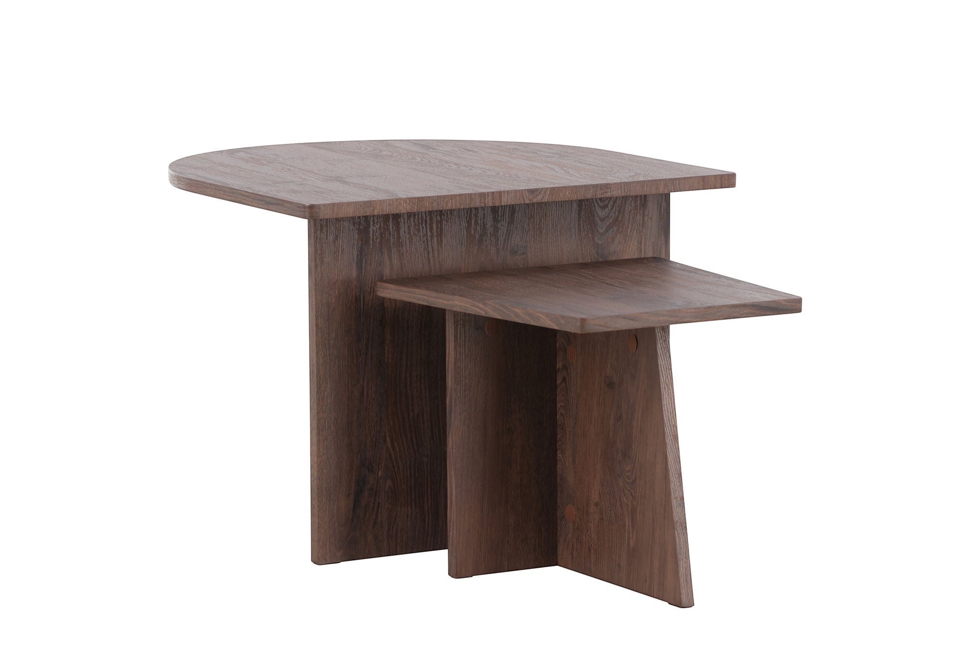 Venture Home Sala Sofa bord 60x45 cm,40x35 cm - MDF with Mocca 3D Paper
