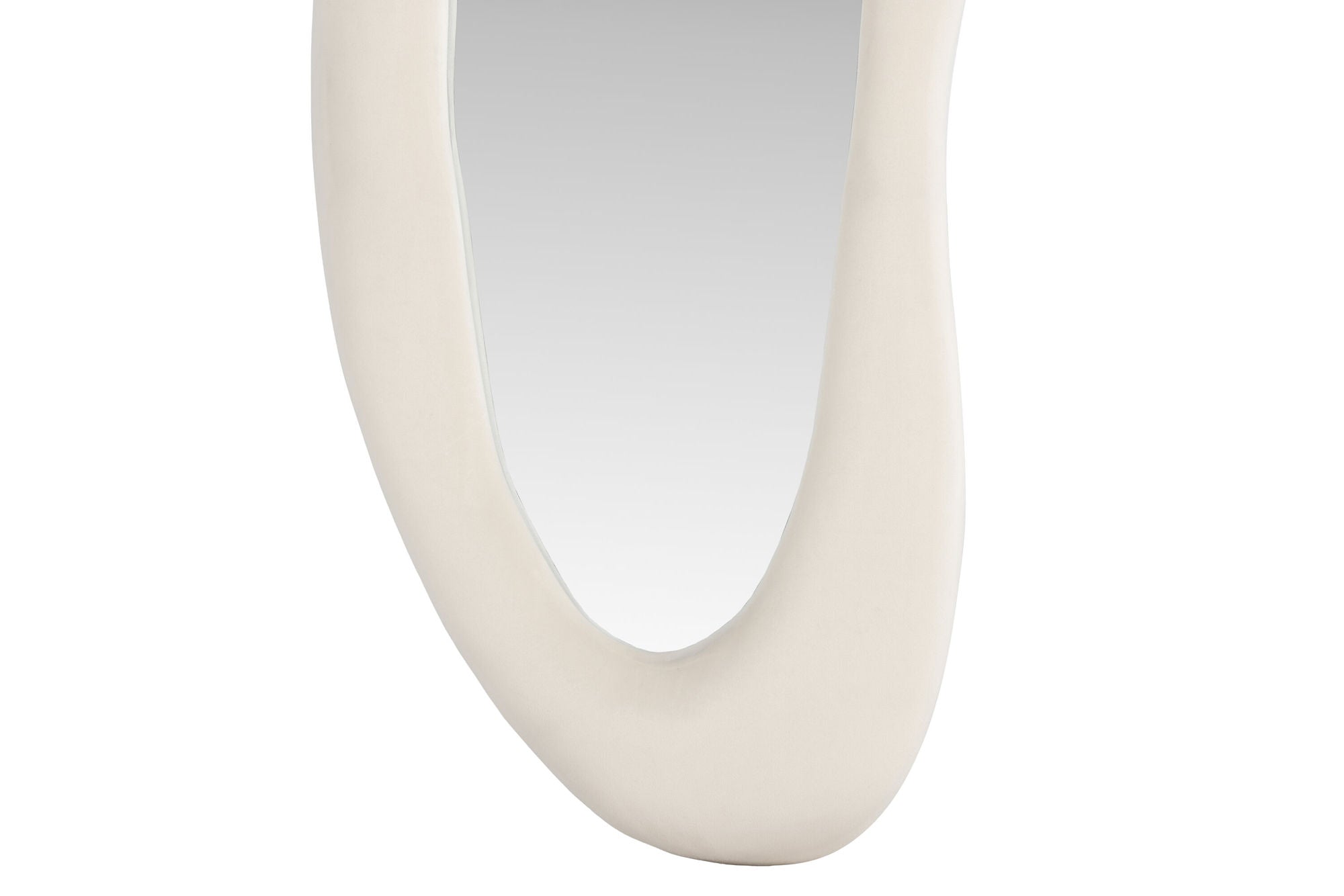 Venture Home Louisville spejl 66x185 cm - MDF with Beige Fabric / Clear Glass
