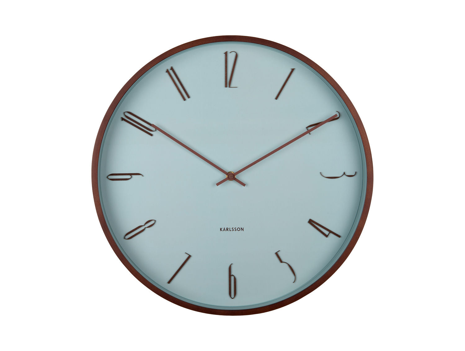 KARLSSON Wall clock Scandia misty blue
