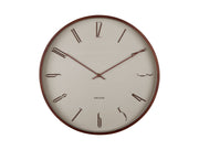 KARLSSON Wall clock Scandia warm grey