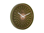 KARLSSON Wall clock Girasol luxury green
