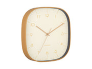 Vægur Grato Cuadrado soft yellow w. ochre yellow
