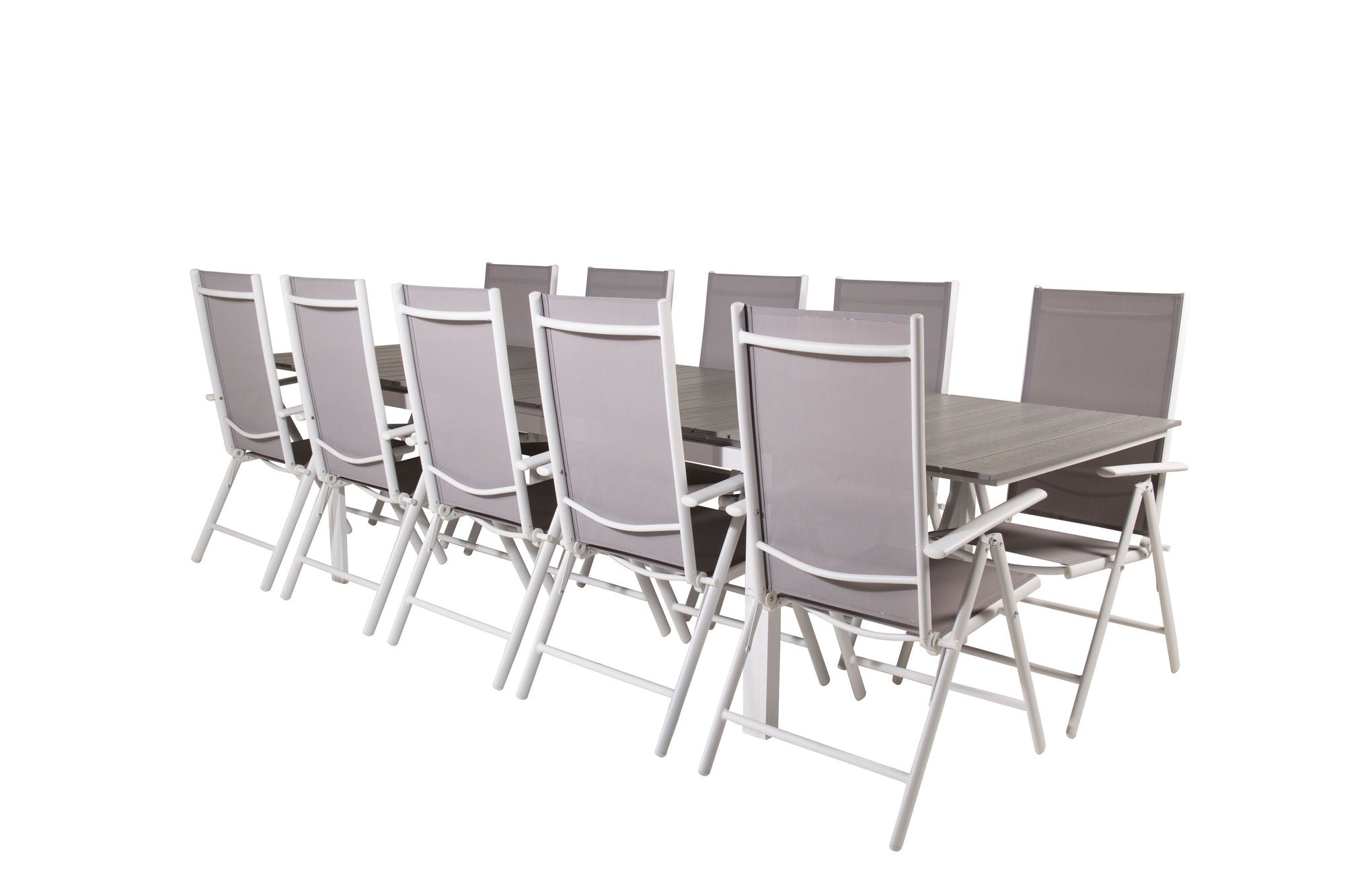 Venture Home Levels bord 229/310 - White/Grey - Break 5:pos stol - White/Grey 10
