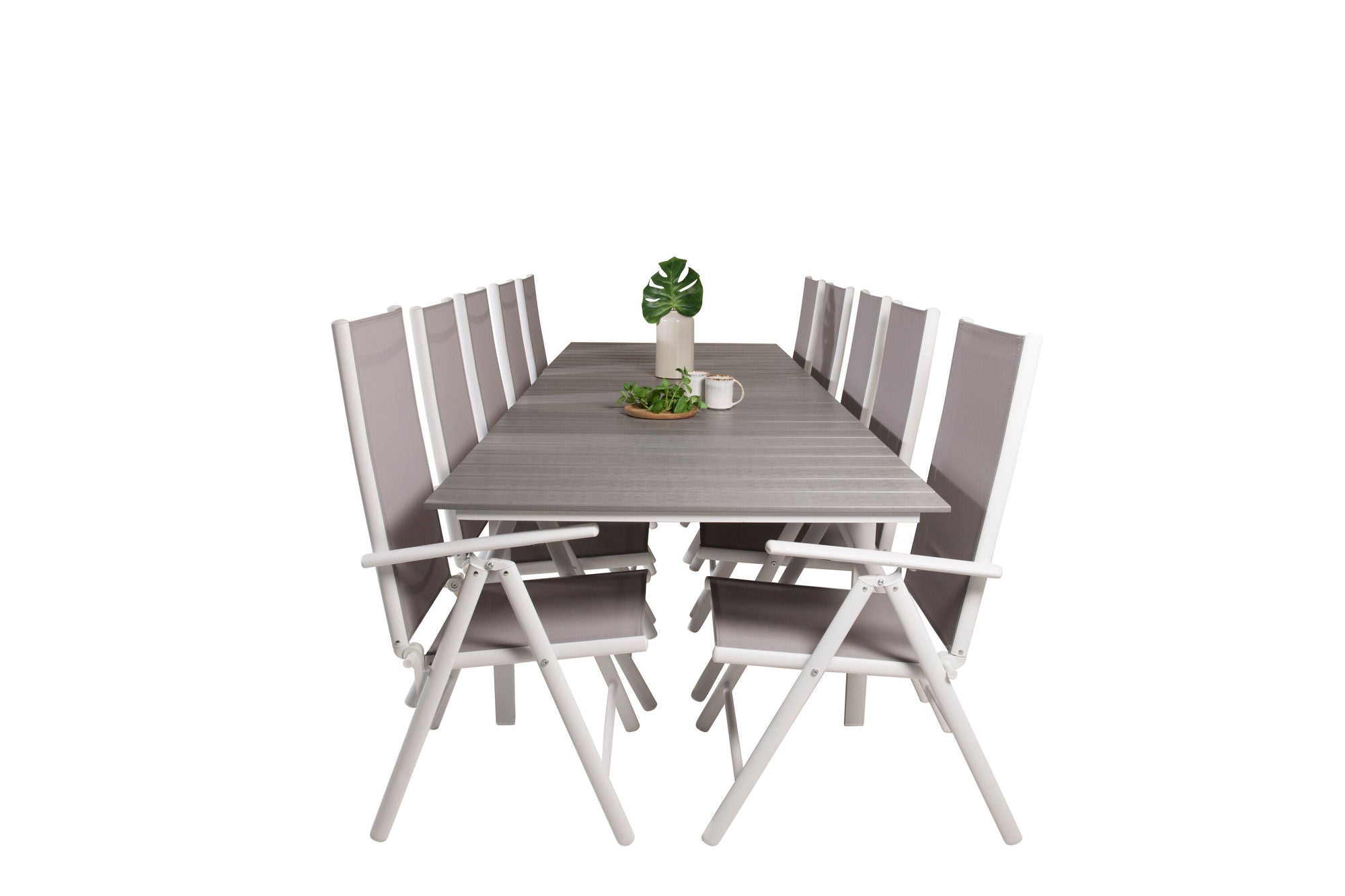 Venture Home Levels bord 229/310 - White/Grey - Break 5:pos stol - White/Grey 10
