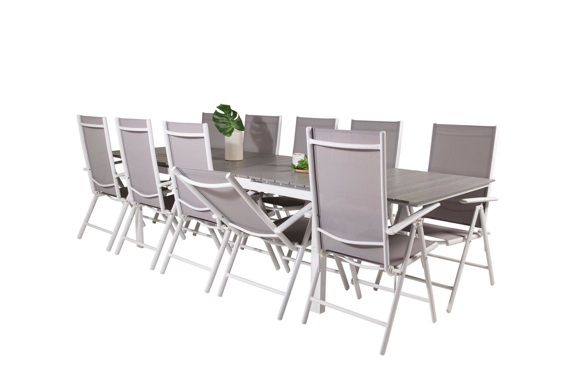 Venture Home Levels bord 229/310 - White/Grey - Break 5:pos stol - White/Grey 10