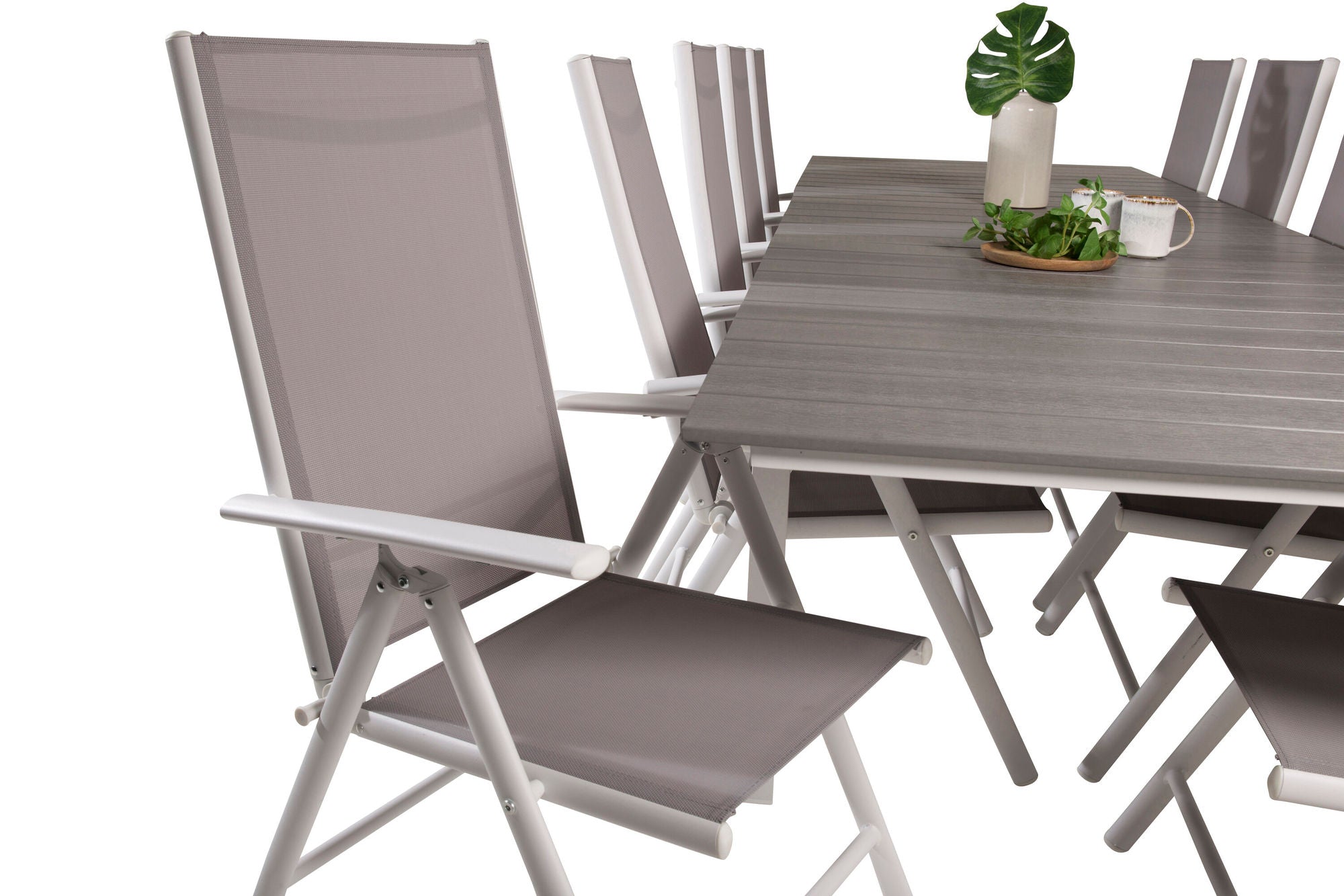 Venture Home Levels bord 229/310 - White/Grey - Break 5:pos stol - White/Grey 10
