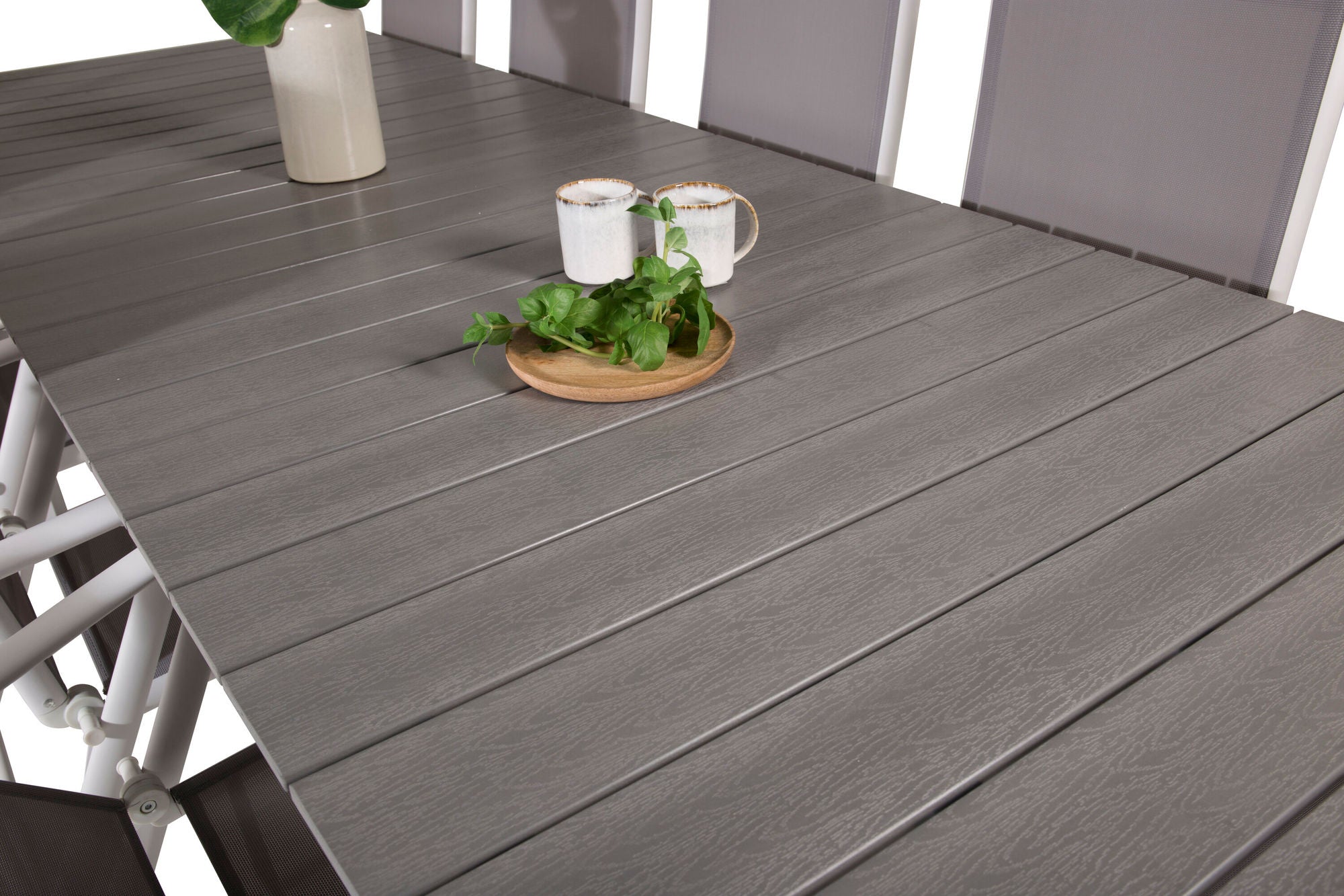 Venture Home Levels bord 229/310 - White/Grey - Break 5:pos stol - White/Grey 10