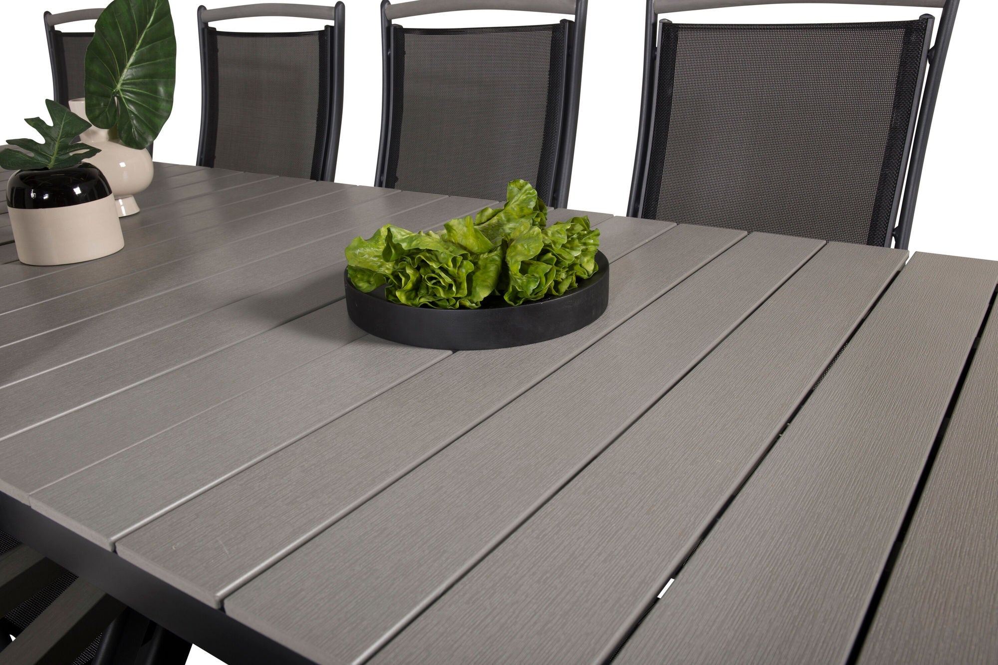 Venture Home Levels bord 229/310 - Black/Grey - Albany 5:pos stol - Black/Black 10