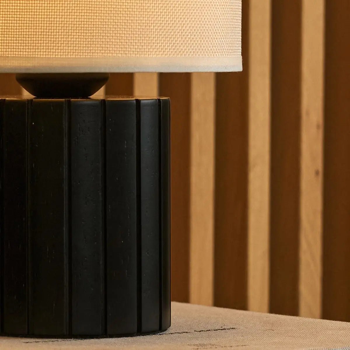 Kiko sort bordlampe