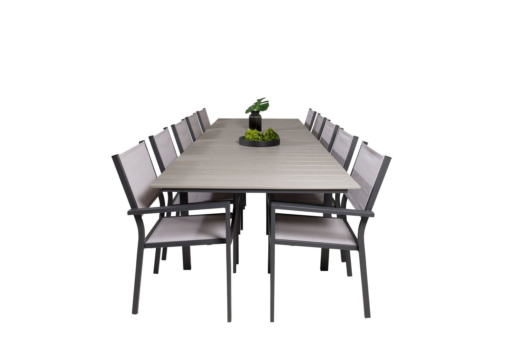 Venture Home Levels spisebord 224/324*100 - Black Aintwood +Copacabana Arm stol (stackabl