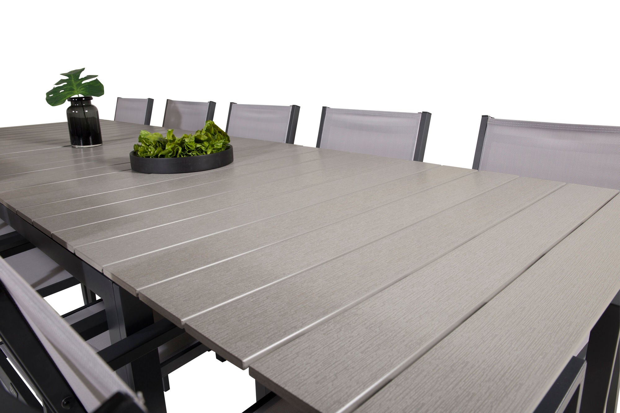 Venture Home Levels spisebord 224/324*100 - Black Aintwood +Copacabana Arm stol (stackabl
