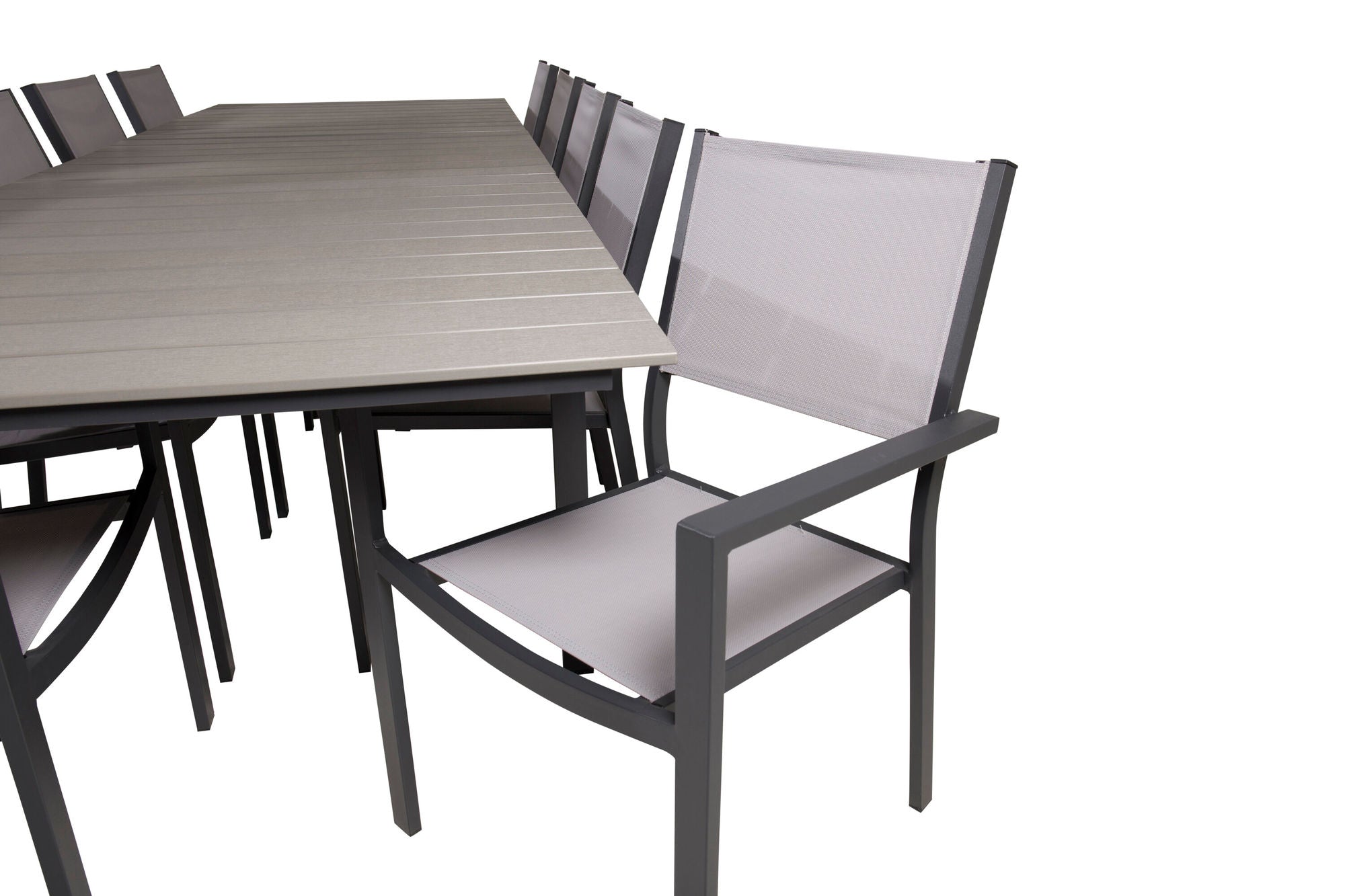 Venture Home Levels spisebord 224/324*100 - Black Aintwood +Copacabana Arm stol (stackabl