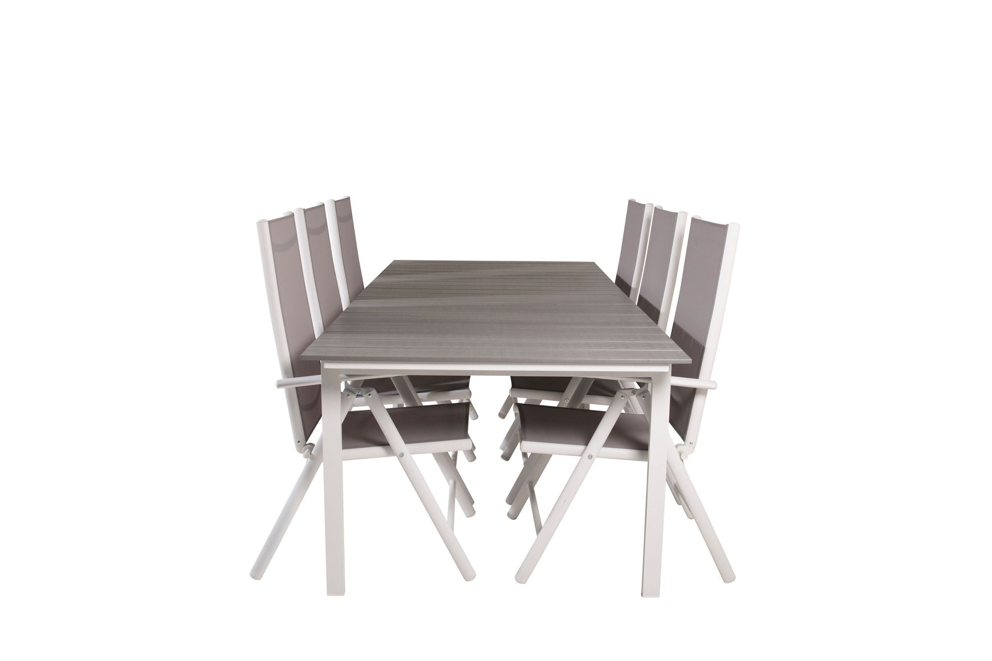 Venture Home Levels bord 229/310 - White/Grey - Break 5:pos stol - White/Grey 6