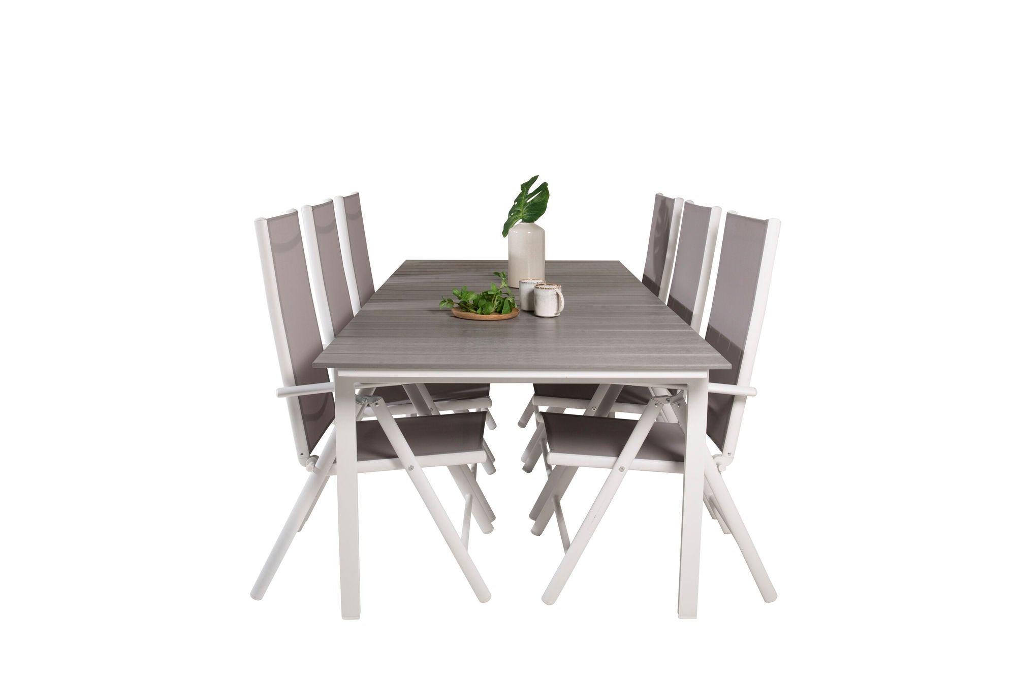 Venture Home Levels bord 229/310 - White/Grey - Break 5:pos stol - White/Grey 6