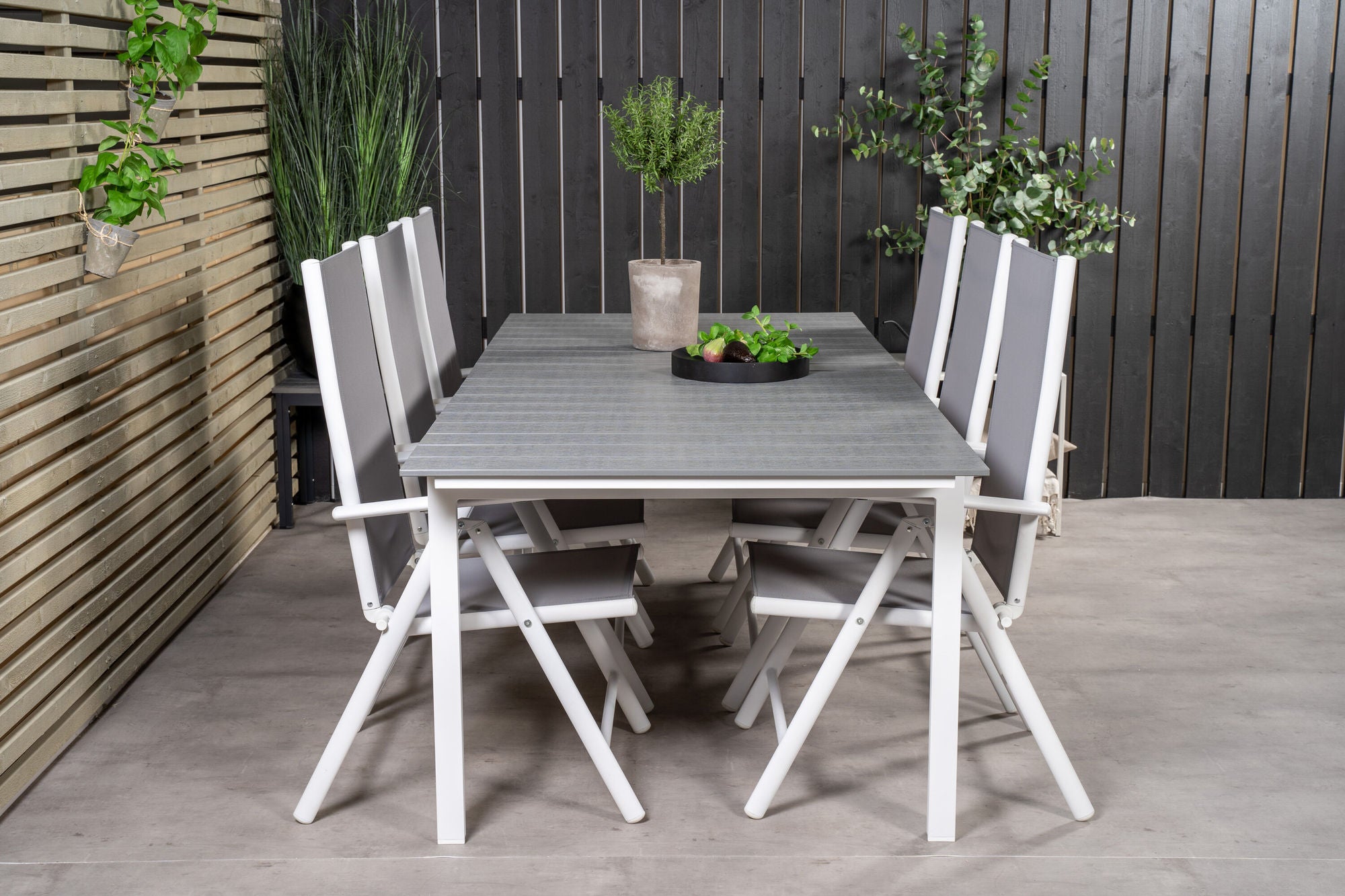 Venture Home Levels bord 229/310 - White/Grey - Break 5:pos stol - White/Grey 6