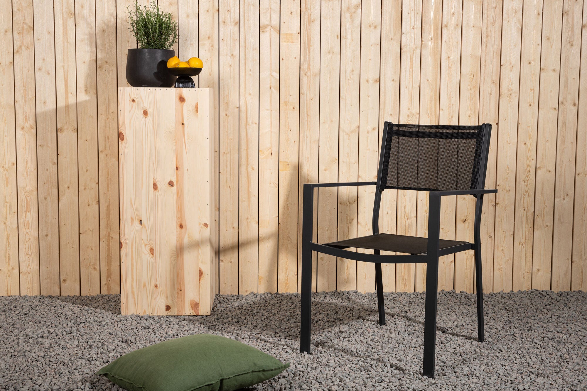 Venture Home Copacabana Stacking stol - Black/Black 2-pack - Ersätter 4231-408