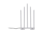 Venture Home Björnfjället Candlestick 40cm  - Matt Silver DImmer /