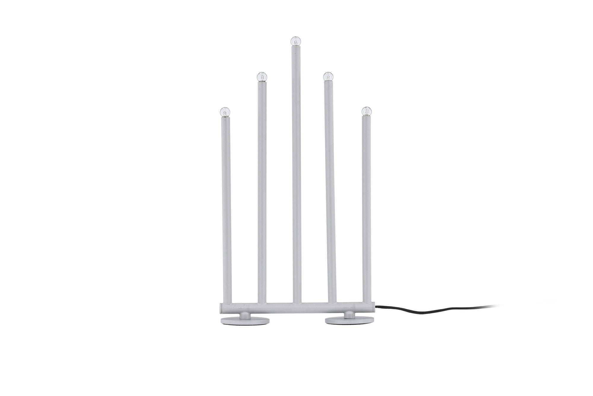 Venture Home Björnfjället Candlestick 40cm  - Matt Silver DImmer /