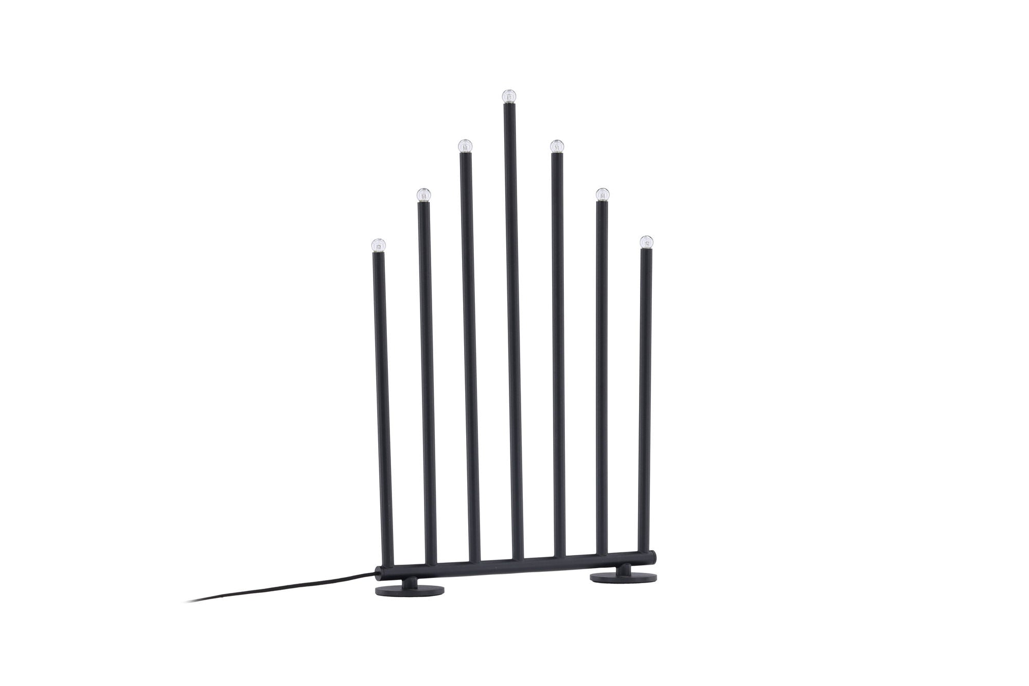 Venture Home Björnfjället Candlestick 50cm  - Matt Black Dimmer /
